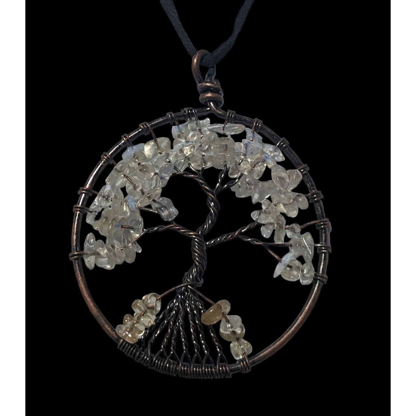 Other Moonstone Chip Tree Of Life Pendant Necklace Size ONE SIZE - 2 Thumbnail