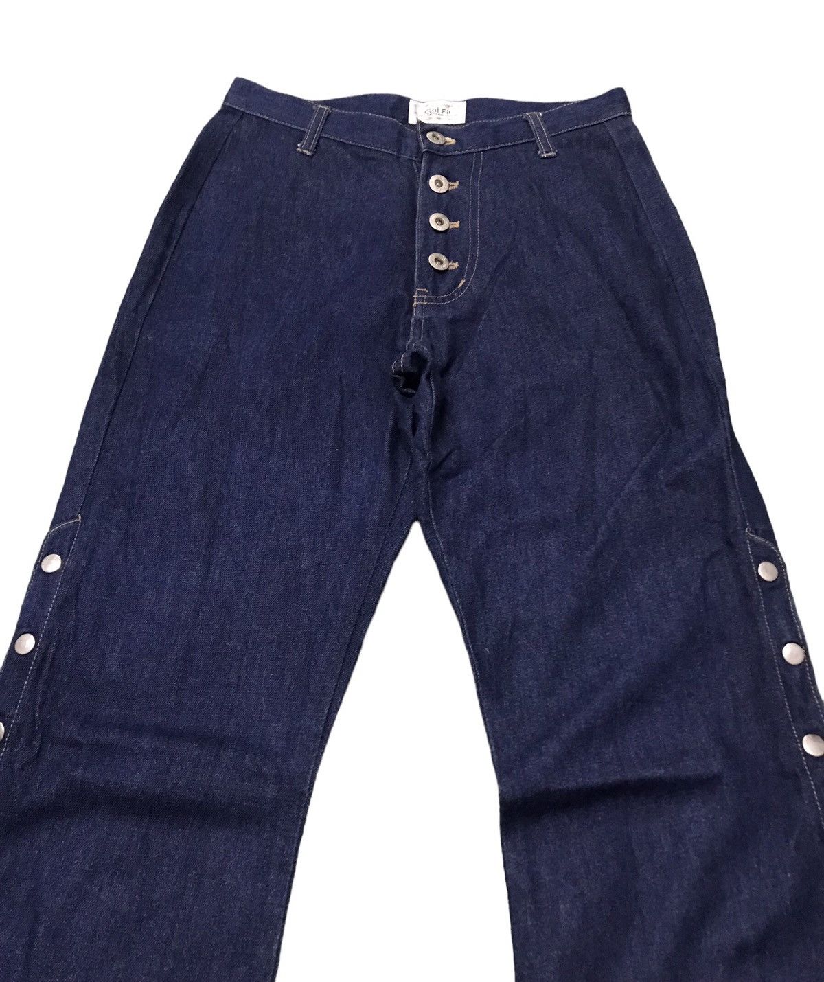 Seditionaries 🔥🔥BEST OFFER🔥🔥Gal Fit Bondage Flared Denim Jeans Very Rare Size US 28 / EU 44 - 3 Thumbnail