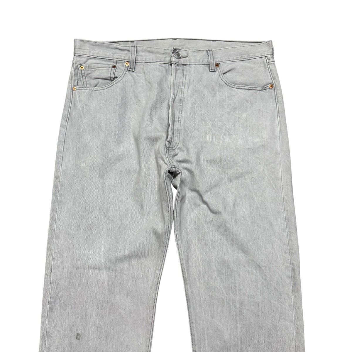 Levi's Levis 501 Grey Denim Jeans Size US 38 / EU 54 - 4 Thumbnail