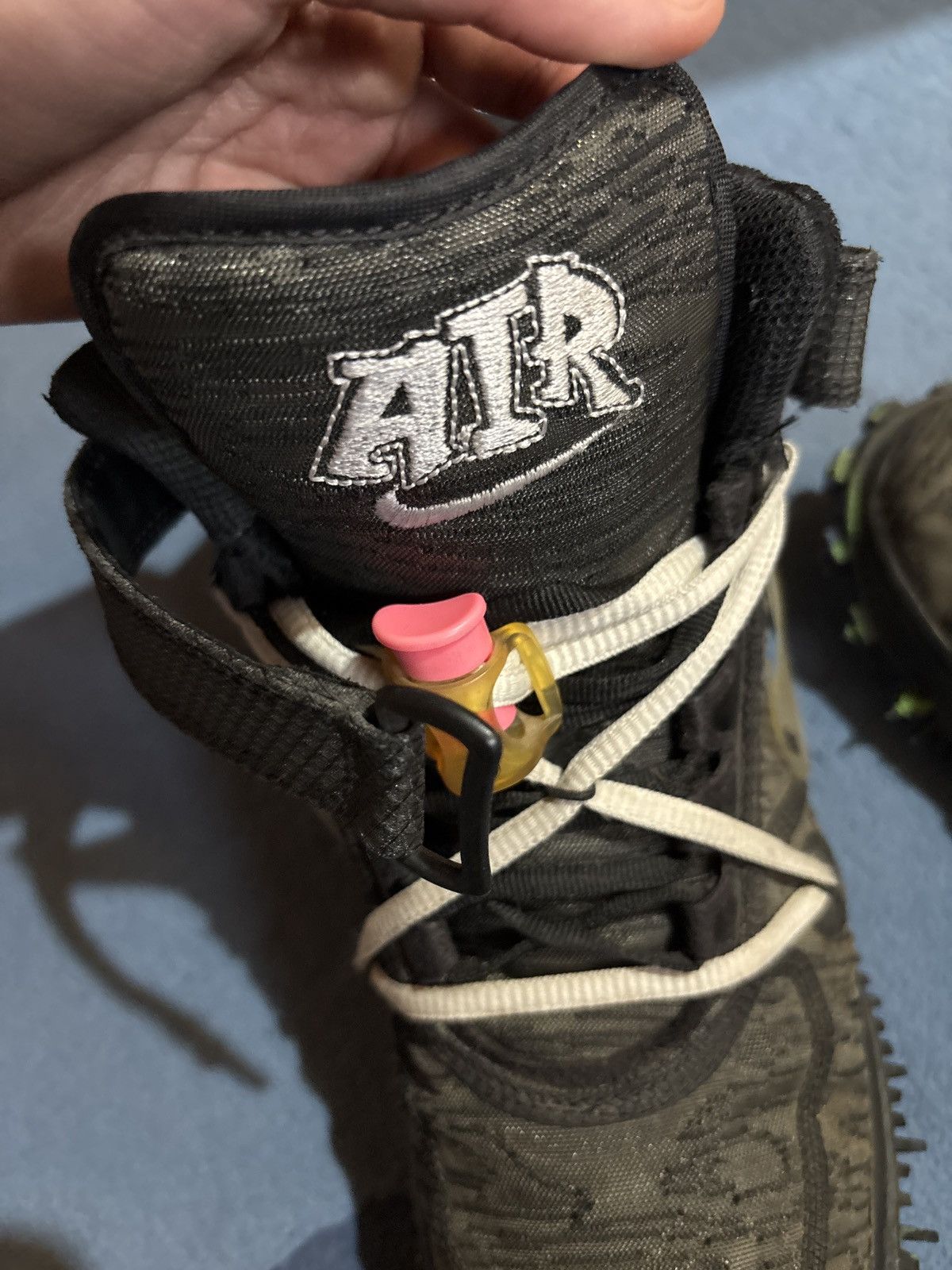 Nike × Off-White Nike X Off-White Air Force 1 Mid Black Size US 8 / EU 41 - 3 Thumbnail
