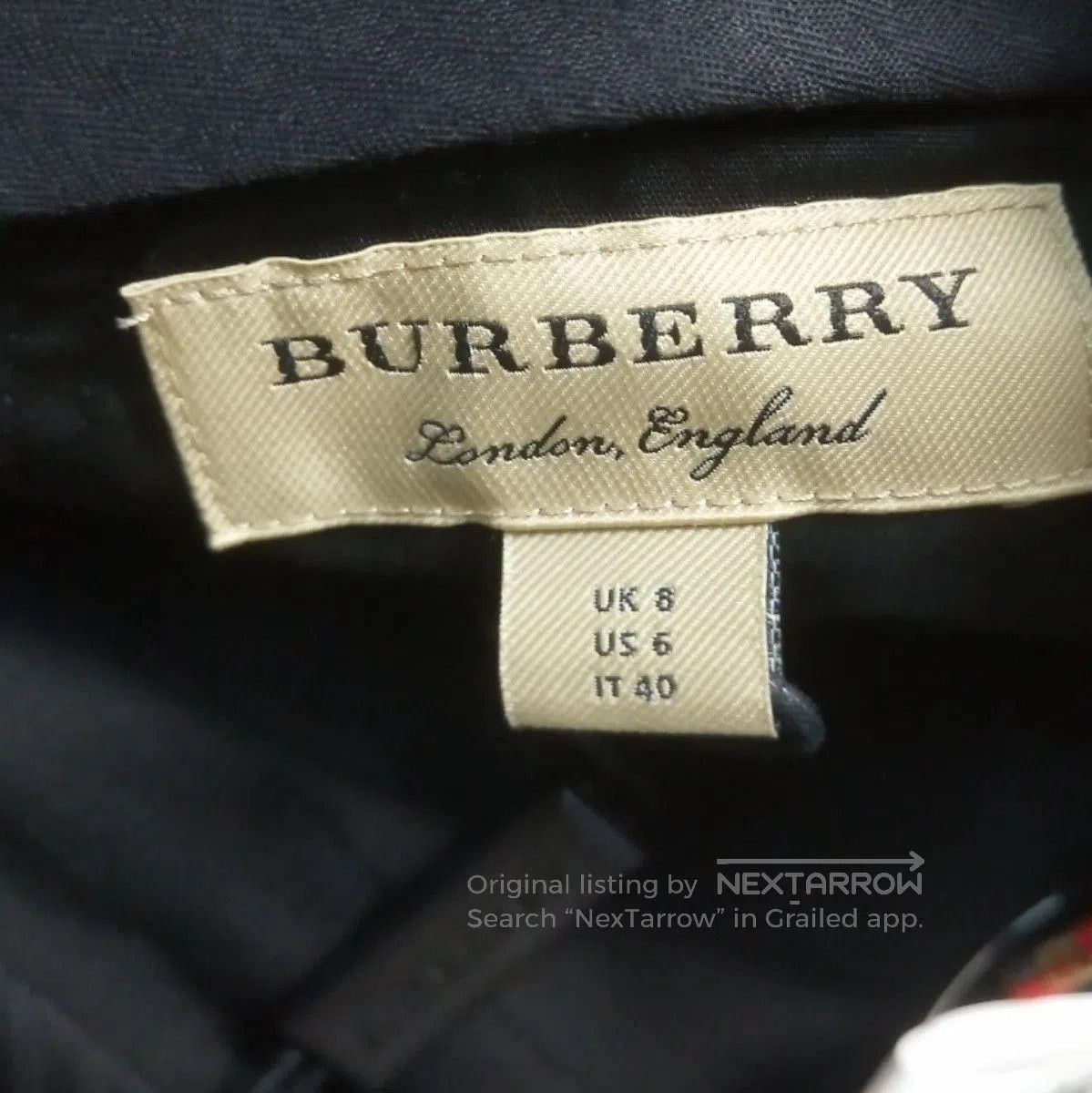 Burberry Burberry Cotton Check Straight. Size US 36 / EU 52 - 4 Thumbnail