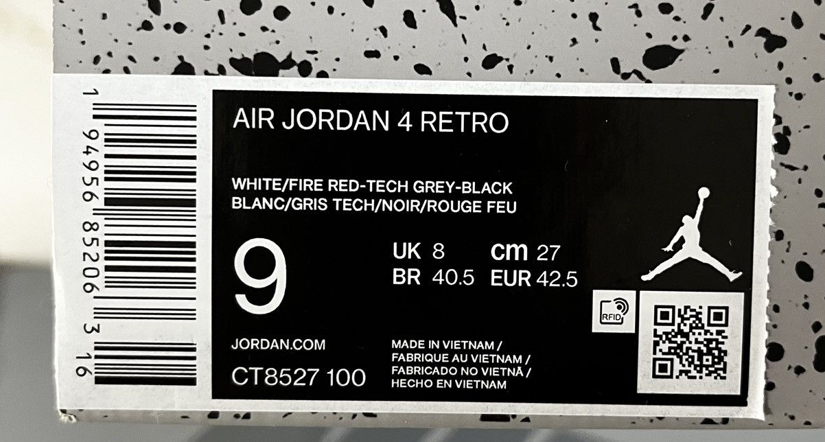 Jordan Brand Jordan 4 “White Oreo” Size US 9 / EU 42 - 7 Thumbnail