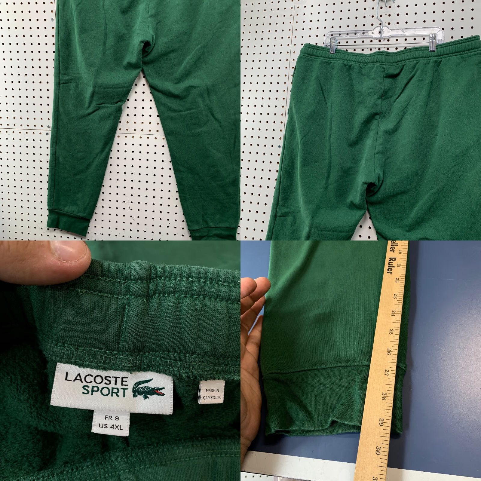 Lacoste Lacoste Sport Joggers Sweatpants Green Mens 4XL 42x29 Alligator Sweatpants Lacoste Sport Joggers Green Mens 4XL 42x29 Alligator Size US 39 - 8 Thumbnail