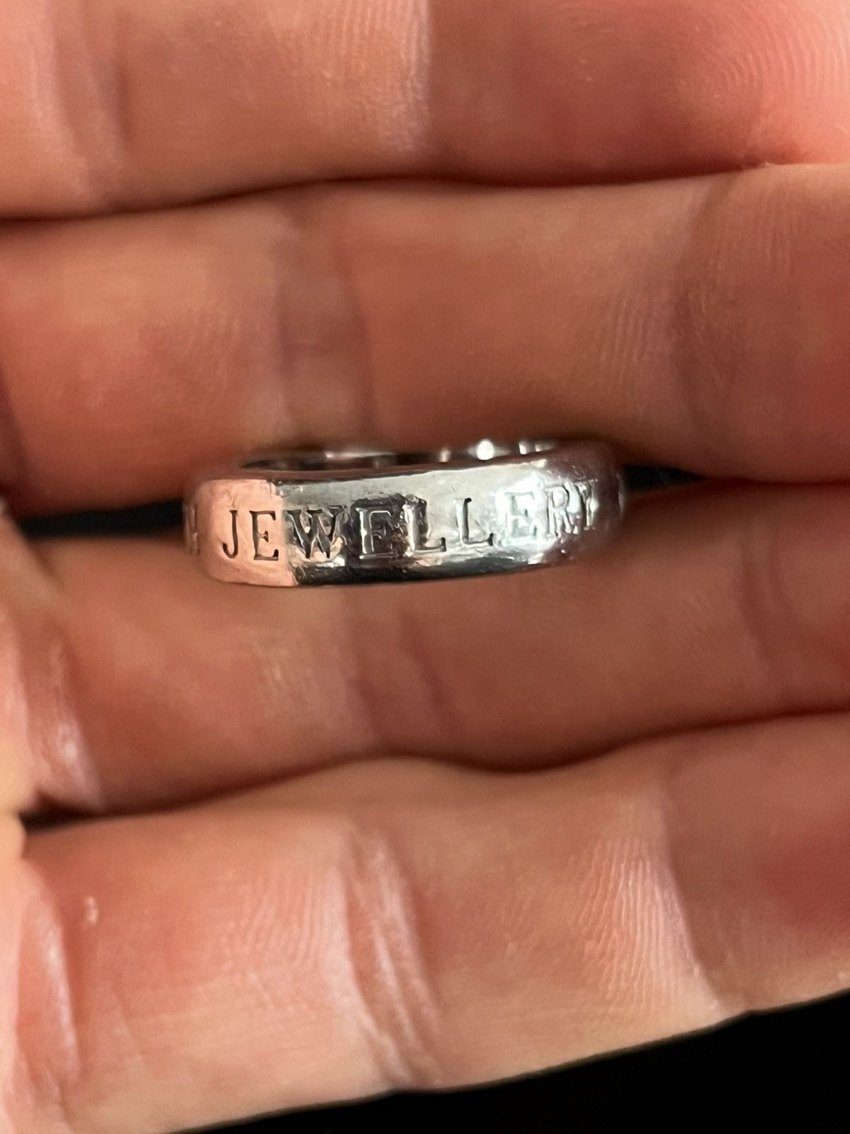 Anime Retro Punk Stainless Steel Ring Vintage Size ONE SIZE - 4 Thumbnail