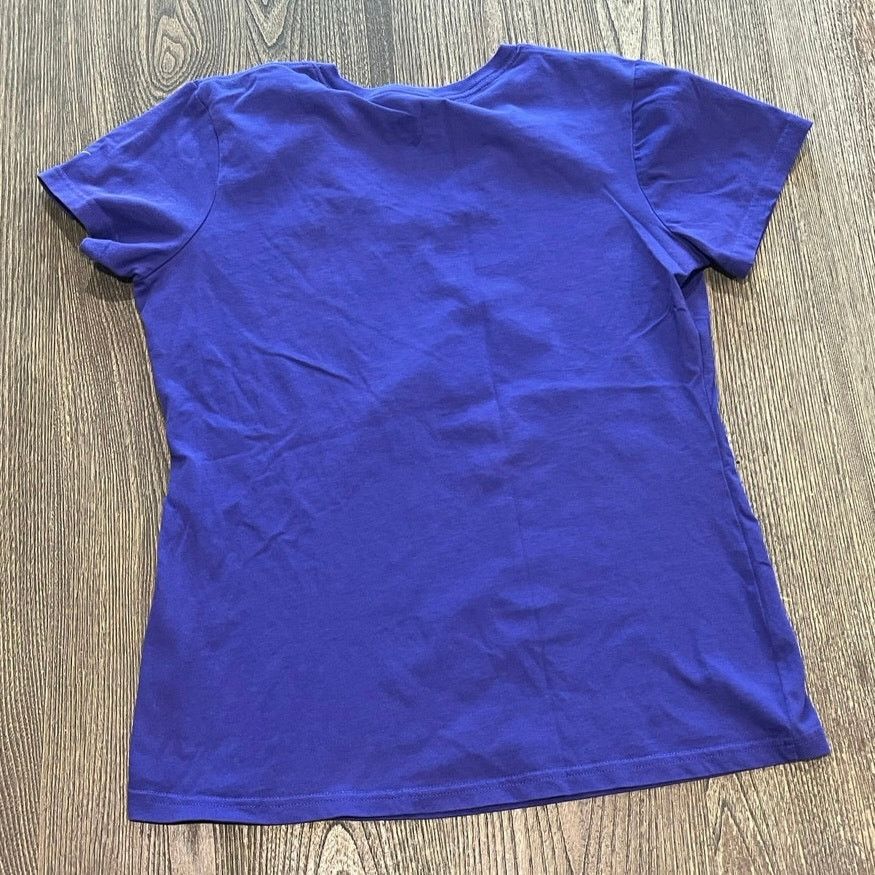 Nike Nike Dri-Fit T-Shirt V-Neck Short Sleeve Slim Fit Purple L Size L / US 10 / IT 46 - 5 Thumbnail