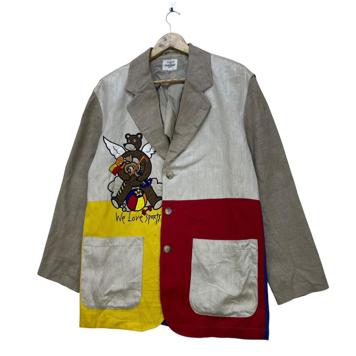 Designer × Jean Charles De Castelbajac 💥Vintage Jean Charles De Castelbajac Colour Block Jacket Size US M / EU 48-50 / 2 - 1 Thumbnail
