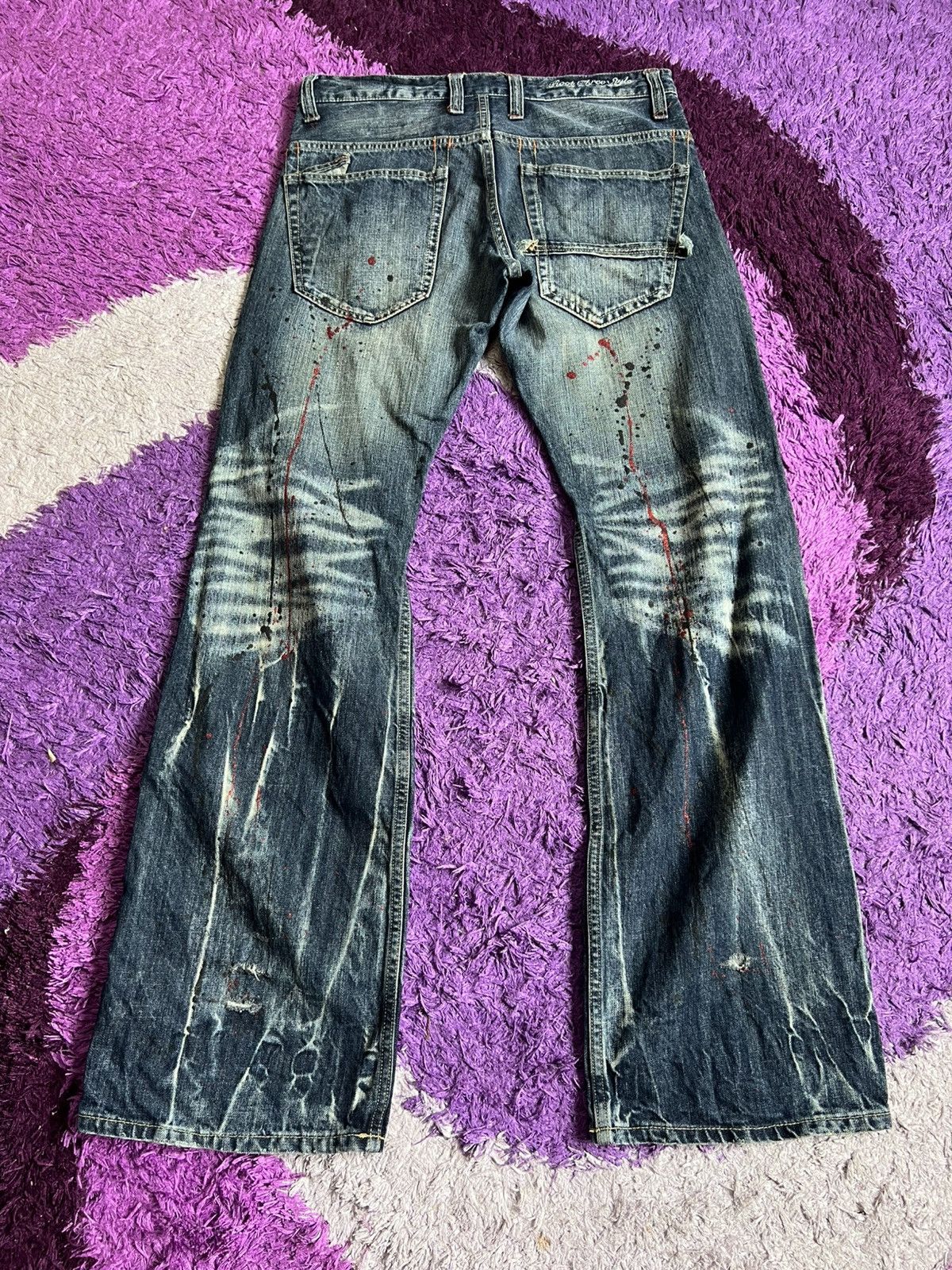 If Six Was Nine × Japanese Brand × Vintage Root Three Style Flare Denim Jeans Size US 32 / EU 48 - 5 Thumbnail