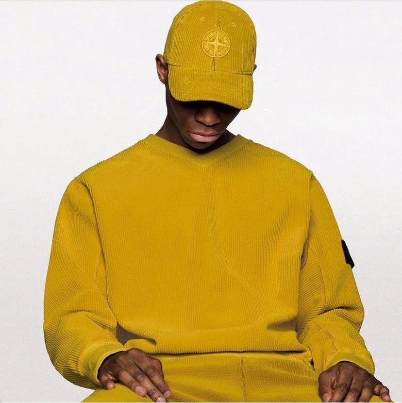 Stone Island stone island corduroy hat in yellow Size ONE SIZE - 1 Thumbnail