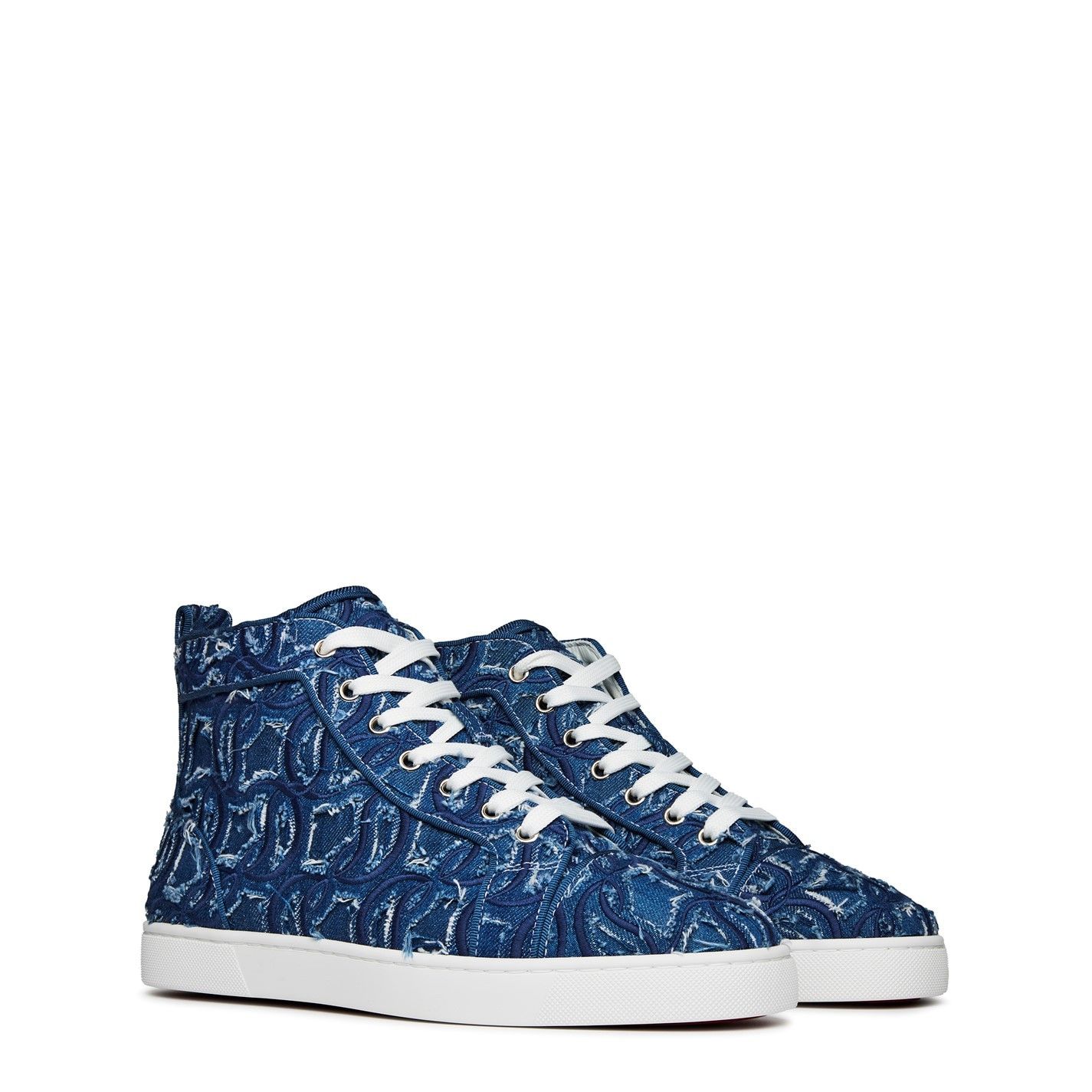 Christian Louboutin Louis High-Top Sneakers Size US 11 / EU 44 - 4 Thumbnail