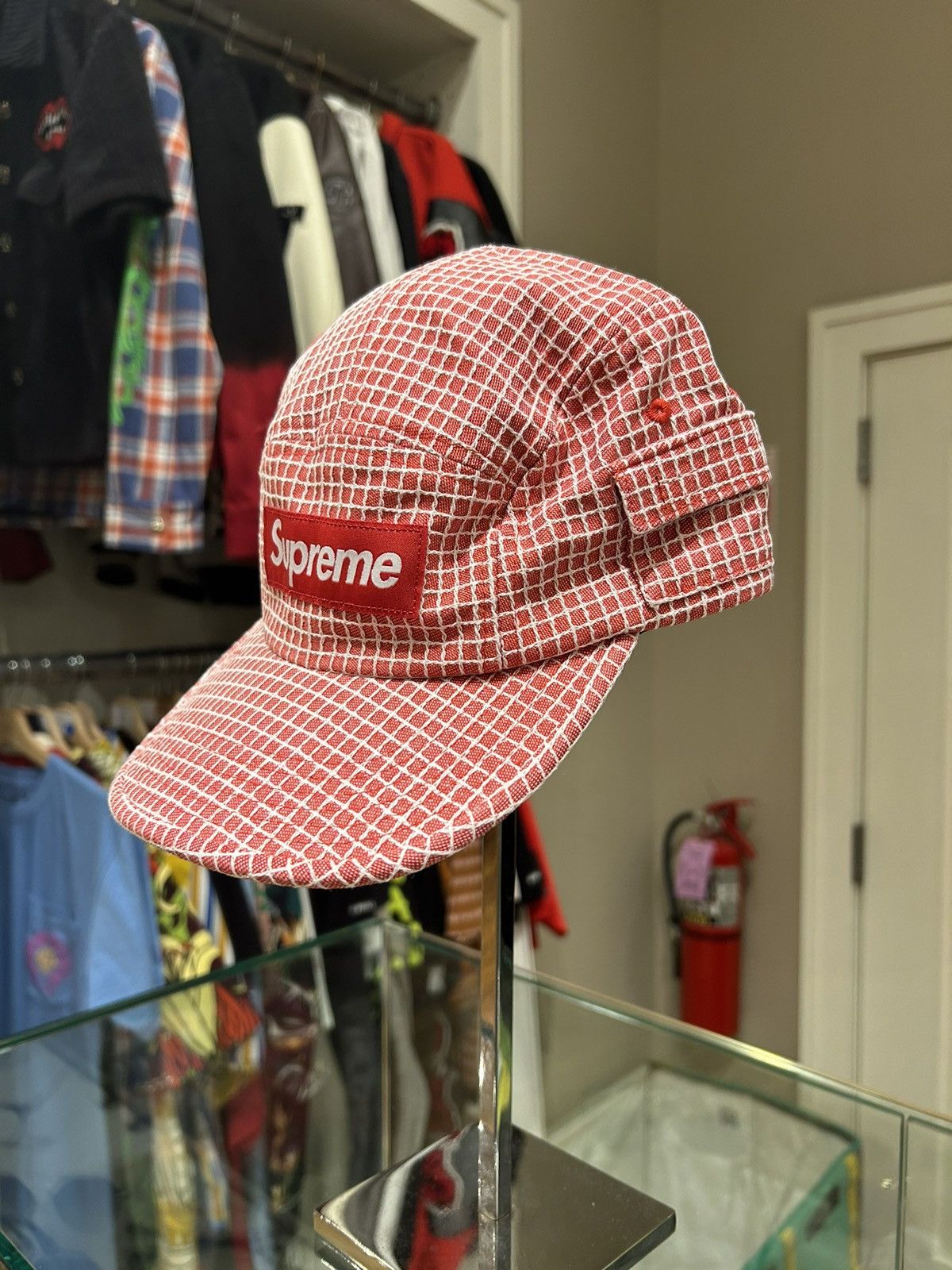 Supreme Supreme Denim Ripstop Camp Red Size ONE SIZE - 2 Thumbnail