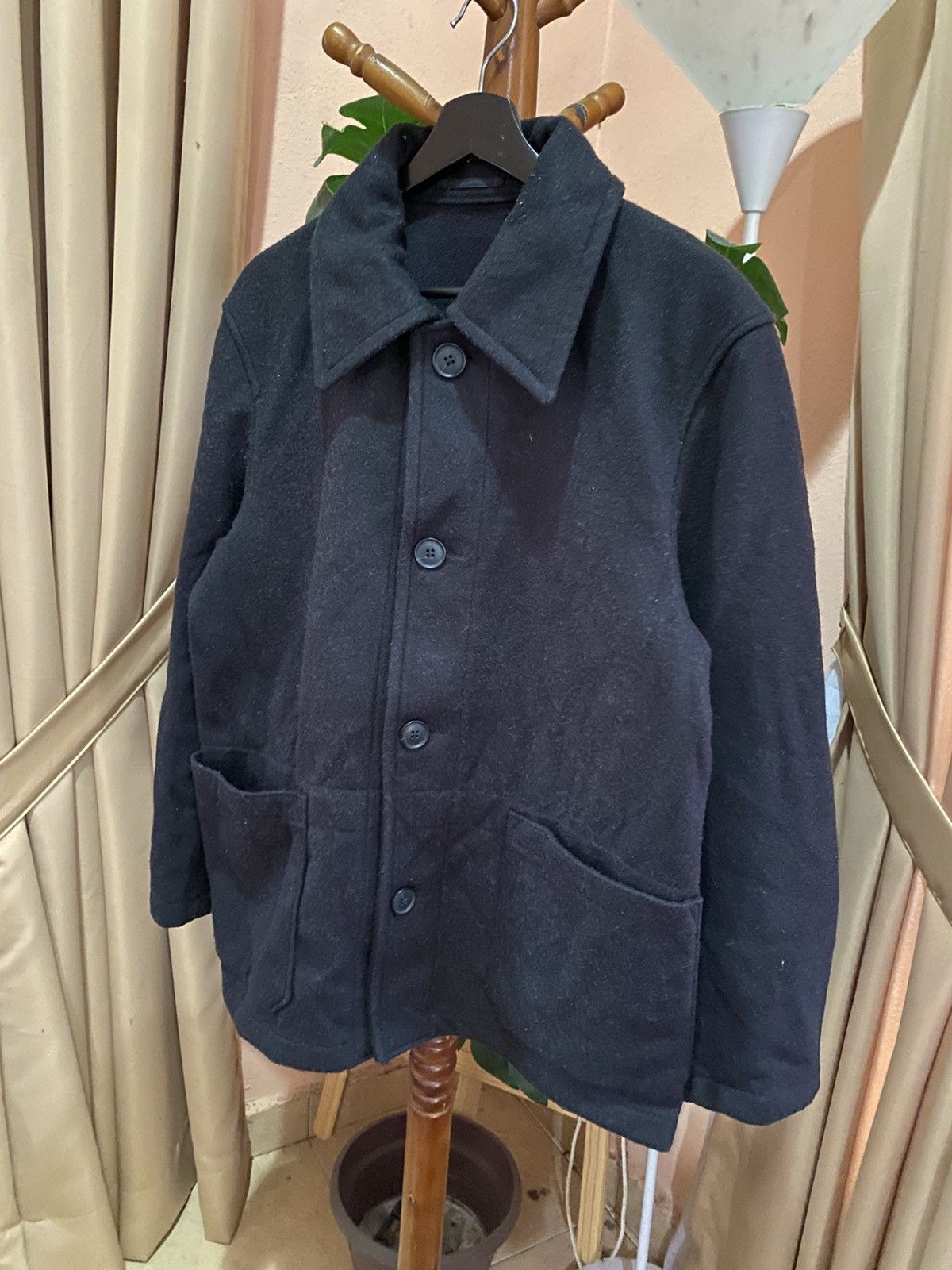 Uniqlo Uniqlo U Black Fleece Work Jacket Medium Minimalist Utility Size US M / EU 48-50 / 2 - 4 Thumbnail