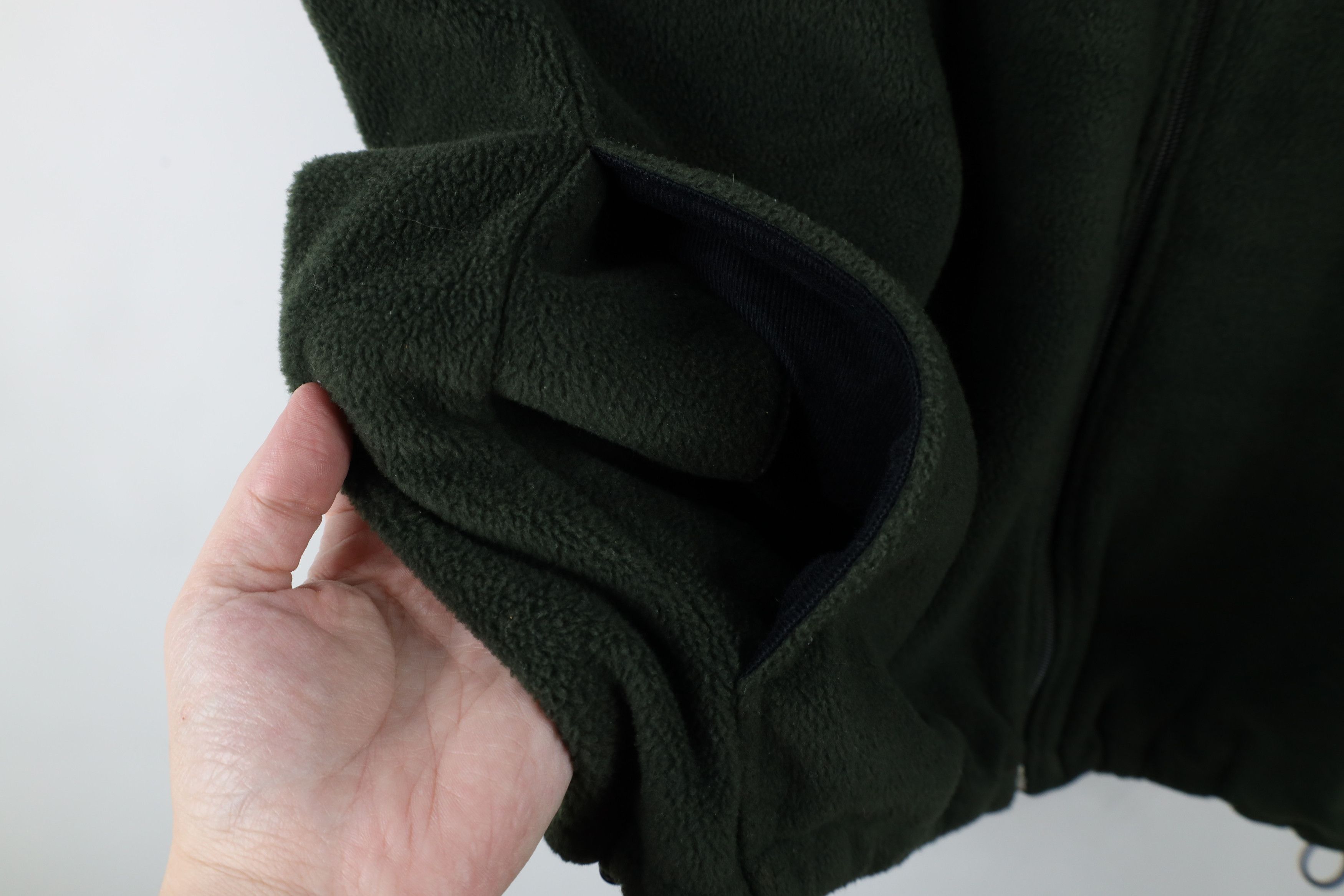 Vintage × Woolrich Woolen Mills Vintage Woolrich Blank Full Zip Fleece Vest Jacket Green Size US XXL / EU 58 / 5 - 6 Thumbnail