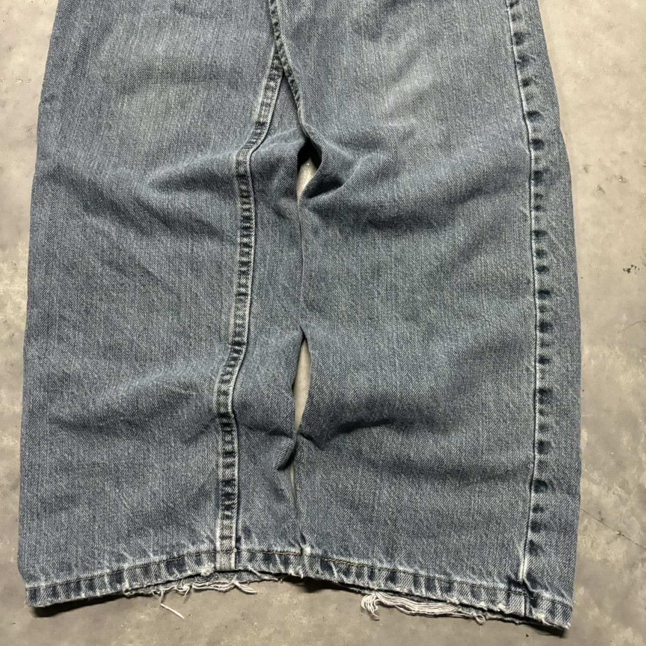 Japanese Brand × Vintage Crazy Vintage Y2K/2000s Grunge Medium Wash Essential Denim Jeans! Size US 34 / EU 50 - 6 Thumbnail