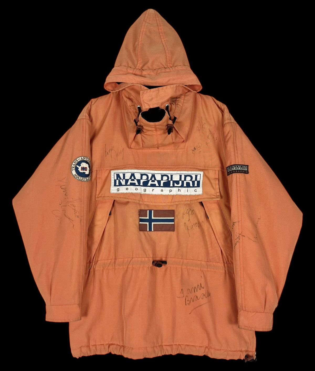 Napapijri 🔥VERY RARE Vintage Napapijri Geographic Anorak Jacket Size US S / EU 44-46 / 1 - 1 Thumbnail