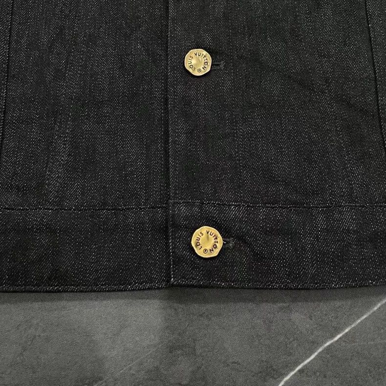 Louis Vuitton Louis Vuitton Louis Vuitton Black Denim Jacket with Tags-2 Size US M / EU 48-50 / 2 - 6 Thumbnail