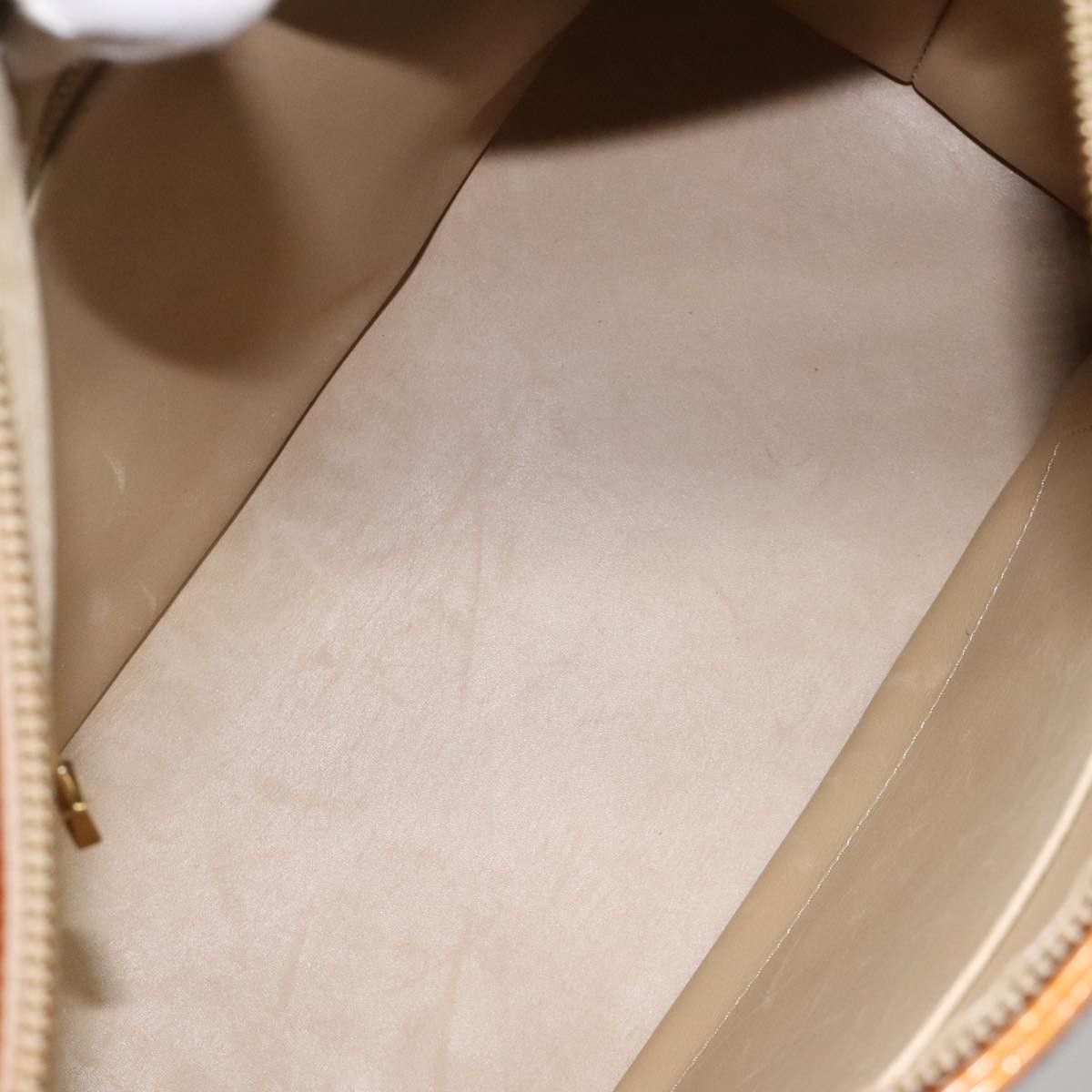 Louis Vuitton LOUIS VUITTON Monogram Vernis Houston Hand Bag Beige M91004 Size ONE SIZE - 10 Thumbnail