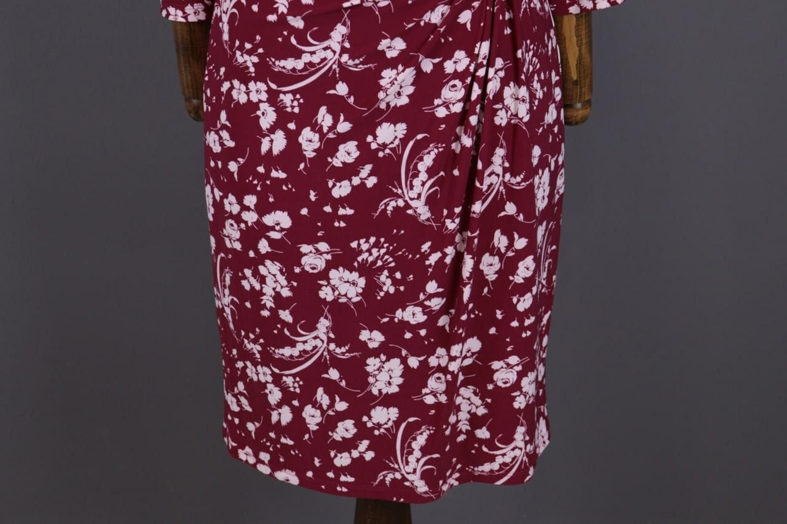Lauren Ralph Lauren Ladies Ralph Lauren Red Floral Evening Dress Size 10 Size L / US 10 / IT 46 - 6 Thumbnail