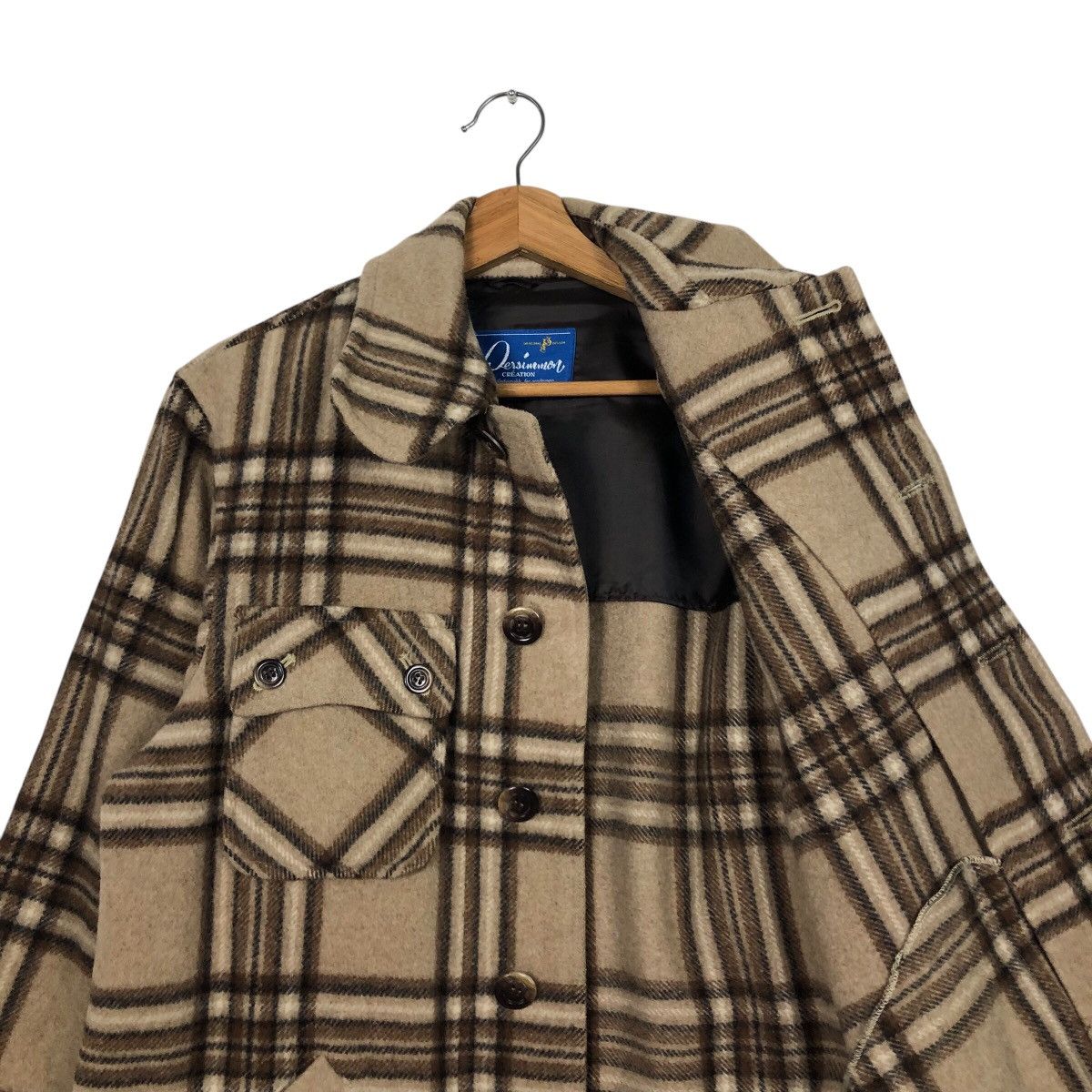 Japanese Brand 📌Vtg Wool Jacket Tartan Design St. Passimon Issey Miyake Size US L / EU 52-54 / 3 - 13 Thumbnail
