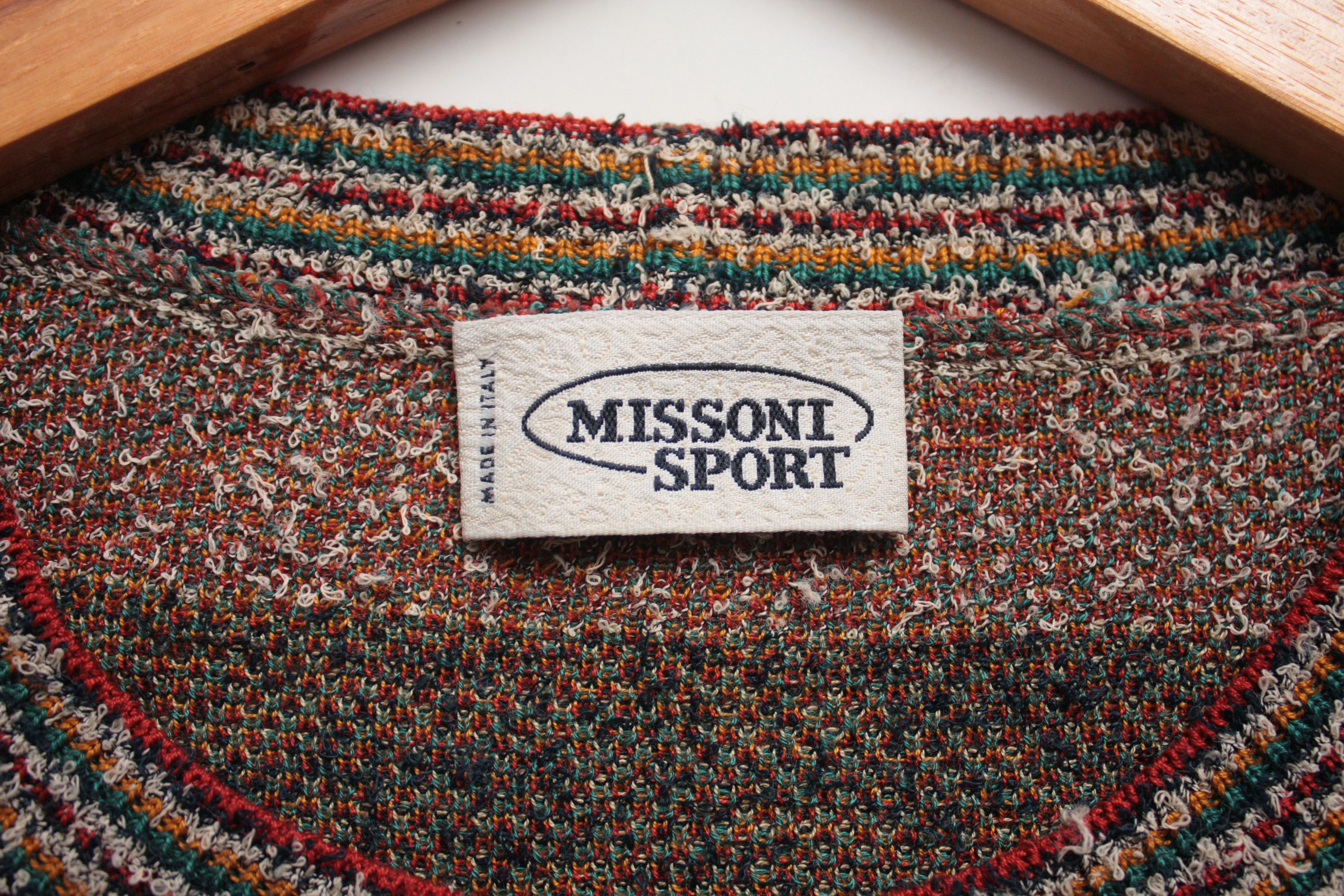 Missoni Missoni Sport Multicolor Abstract Sweater Made In Italy 50 Size US M / EU 48-50 / 2 - 4 Thumbnail