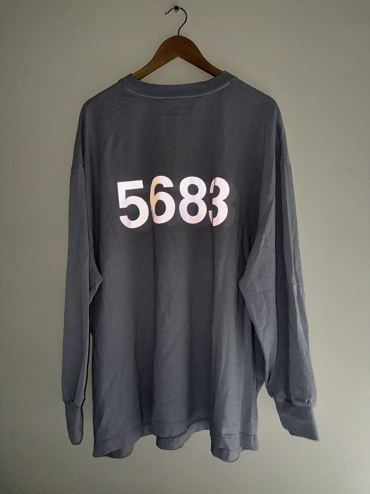 Willy Chavarria Willy Chavarria x Hummel Long Sleeve Tee - Grey/Volt Size US L / EU 52-54 / 3 - 2 Thumbnail