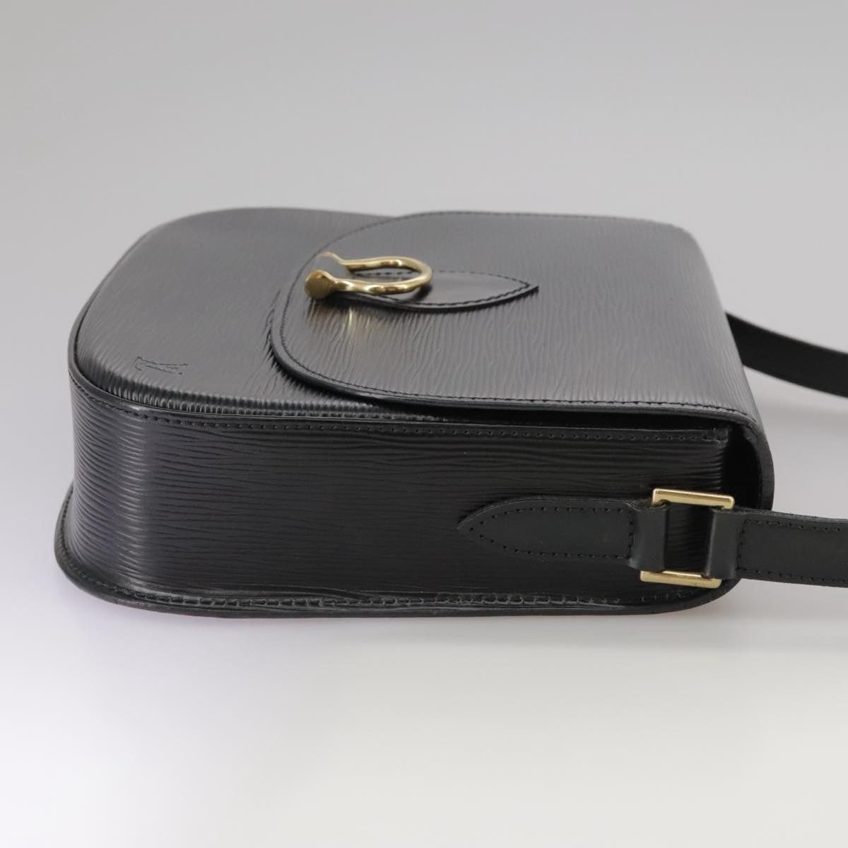 Louis Vuitton LOUIS VUITTON Epi Saint Cloud GM Shoulder Bag Black Noir Size ONE SIZE - 4 Thumbnail