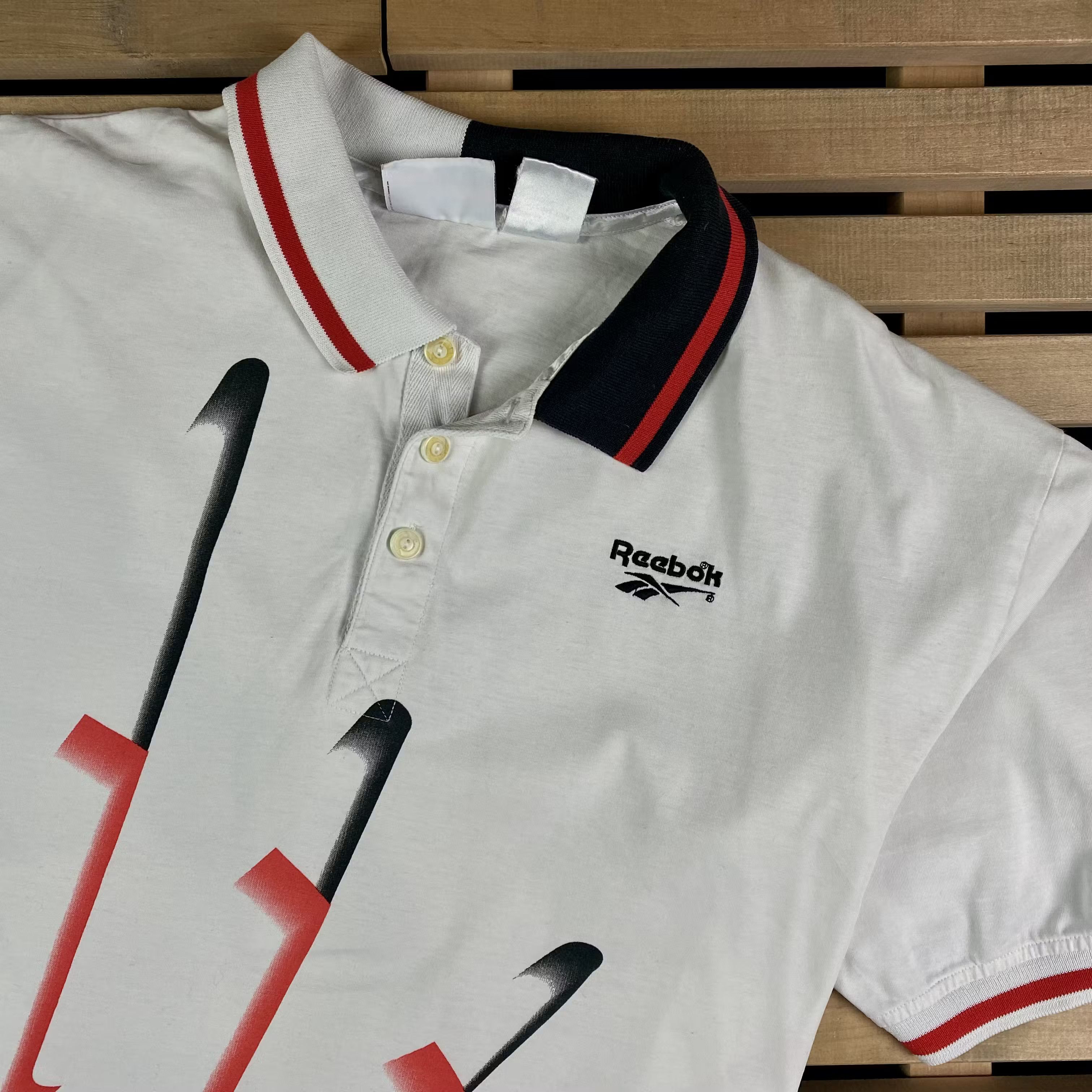 Reebok × Vintage Mens Reebok Vintage Polo Shirt Size L Size US L / EU 52-54 / 3 - 2 Thumbnail