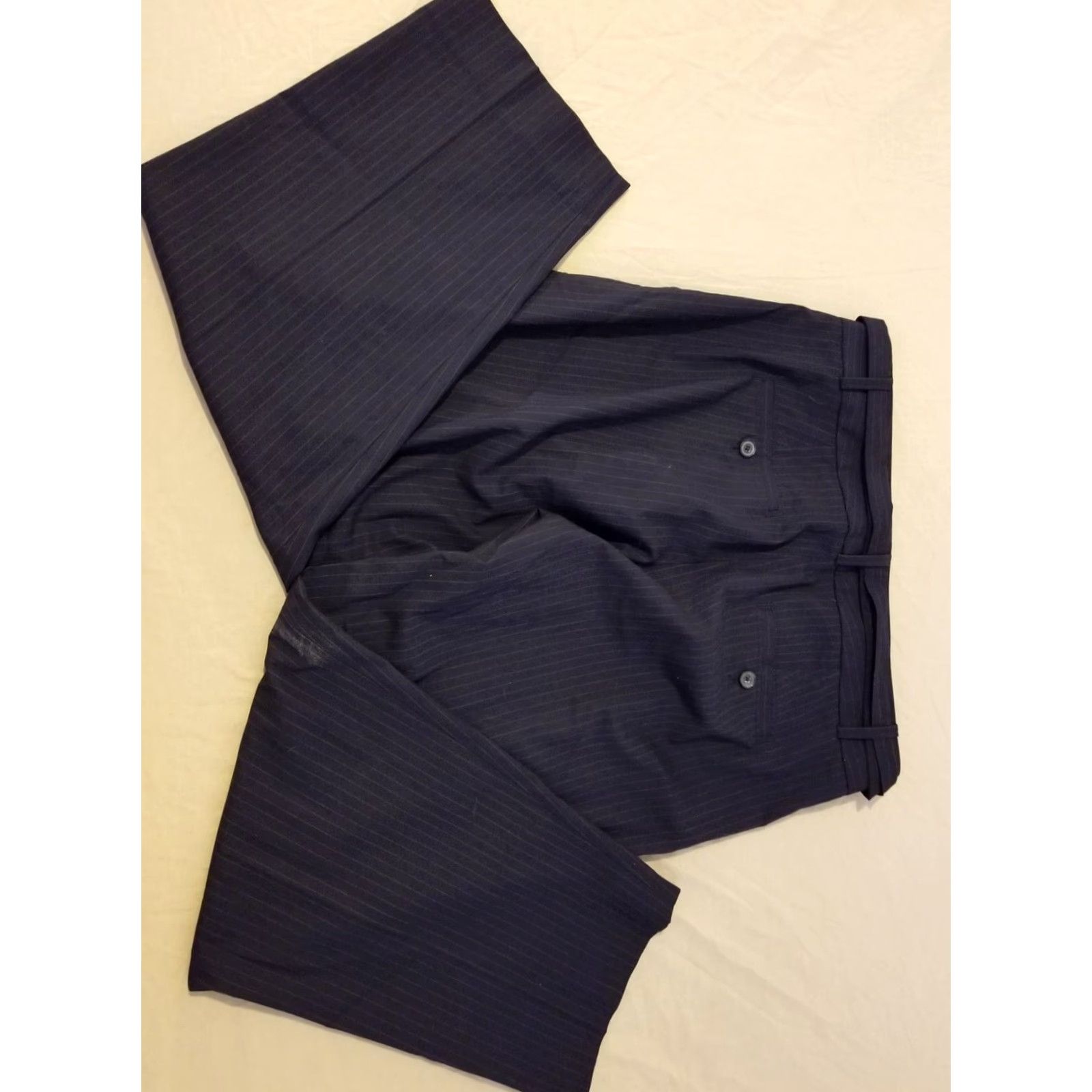 Banana Republic Womens Banana Republic Pants 8 Navy Blue Chino Stretch Dress Shirt? Size 30" / US 8 / IT 44 - 2 Thumbnail