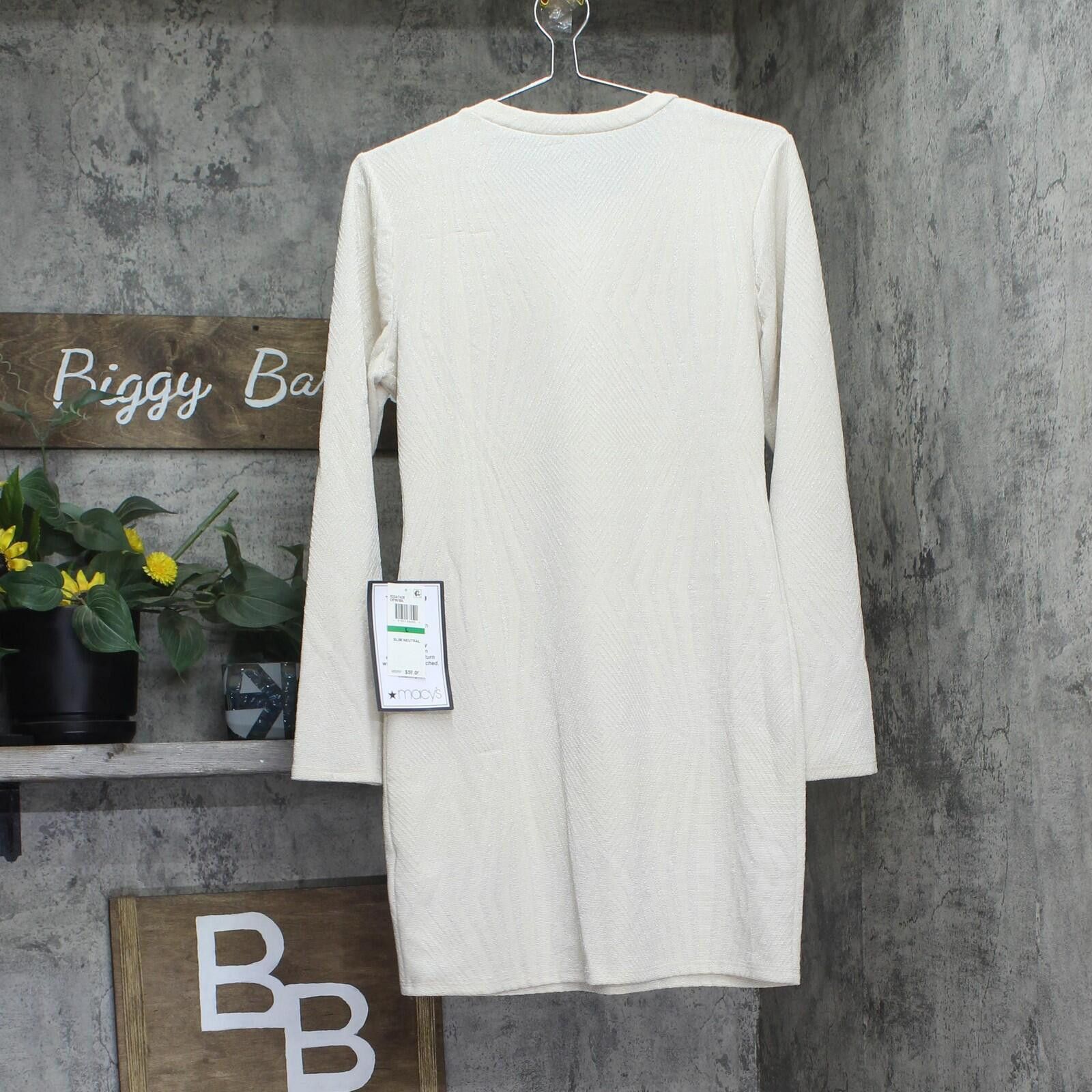 Other B. Darlin Long Sleeve Bodycon Dress X23at42e Off White L Size L / US 10 / IT 46 - 2 Thumbnail
