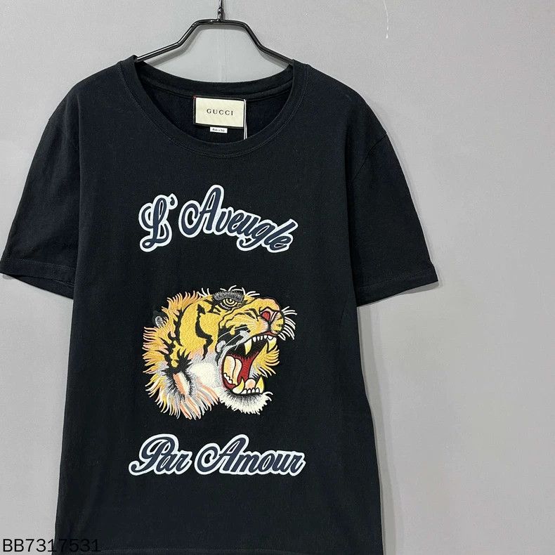 Gucci Gucci Tiger head embroidered short sleeves 2503-Nextarrow Size US S / EU 44-46 / 1 - 2 Thumbnail