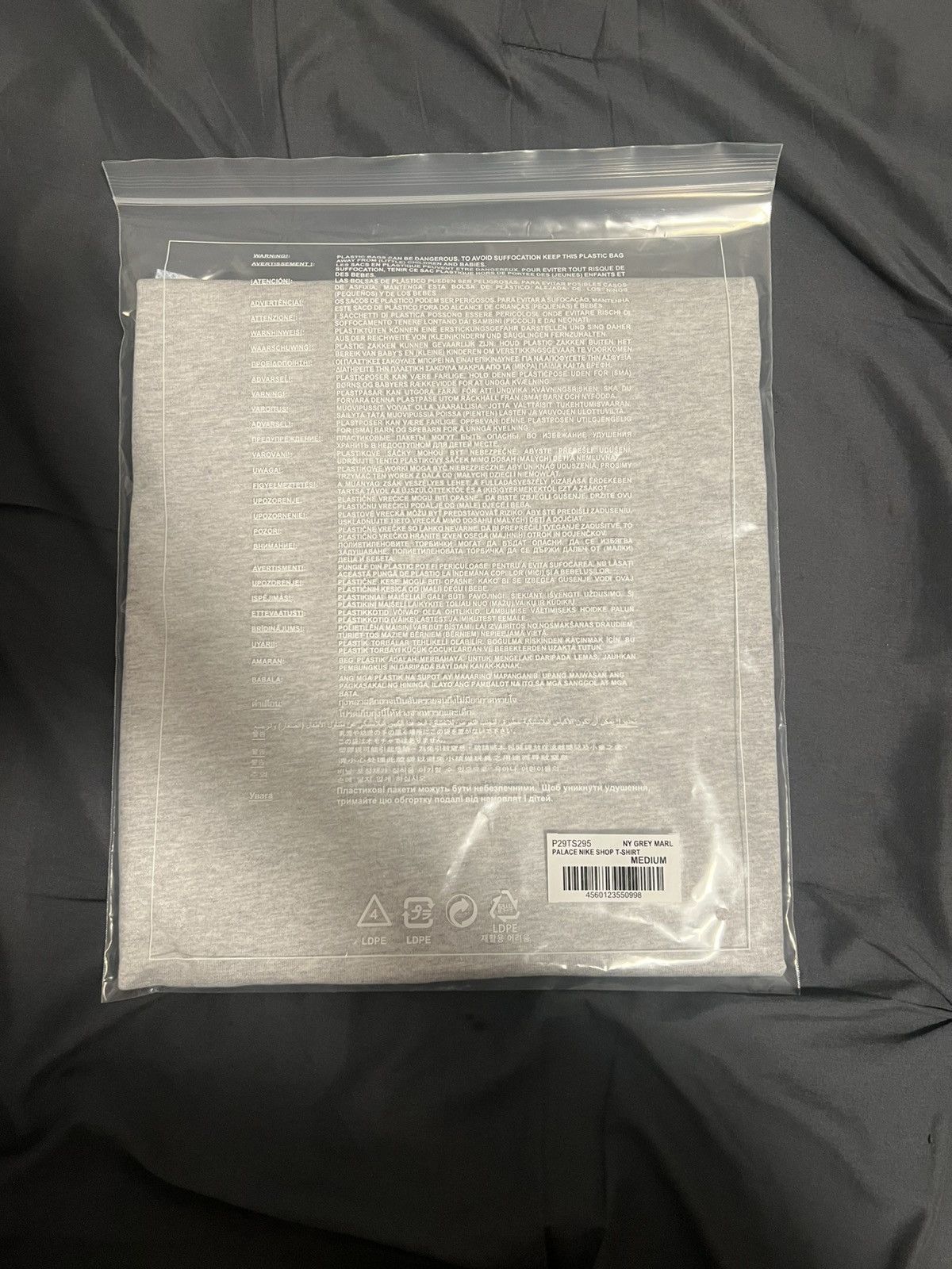 Palace Palace Nike T Shirt Gray NYC Exclusive Size Medium Size US M / EU 48-50 / 2 - 2 Thumbnail