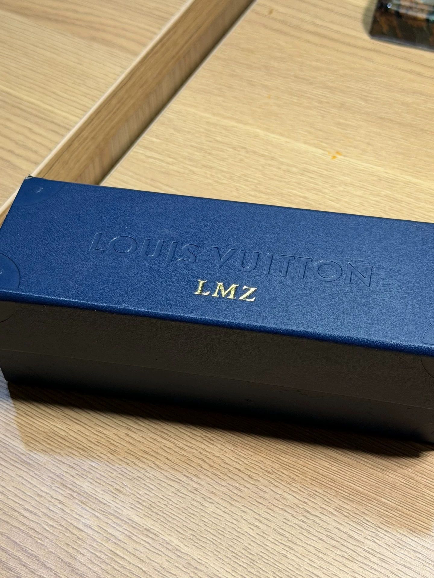 Louis Vuitton LV Runway Riveted Transparent Blue Light Blocking Sunglasses Size ONE SIZE - 4 Thumbnail