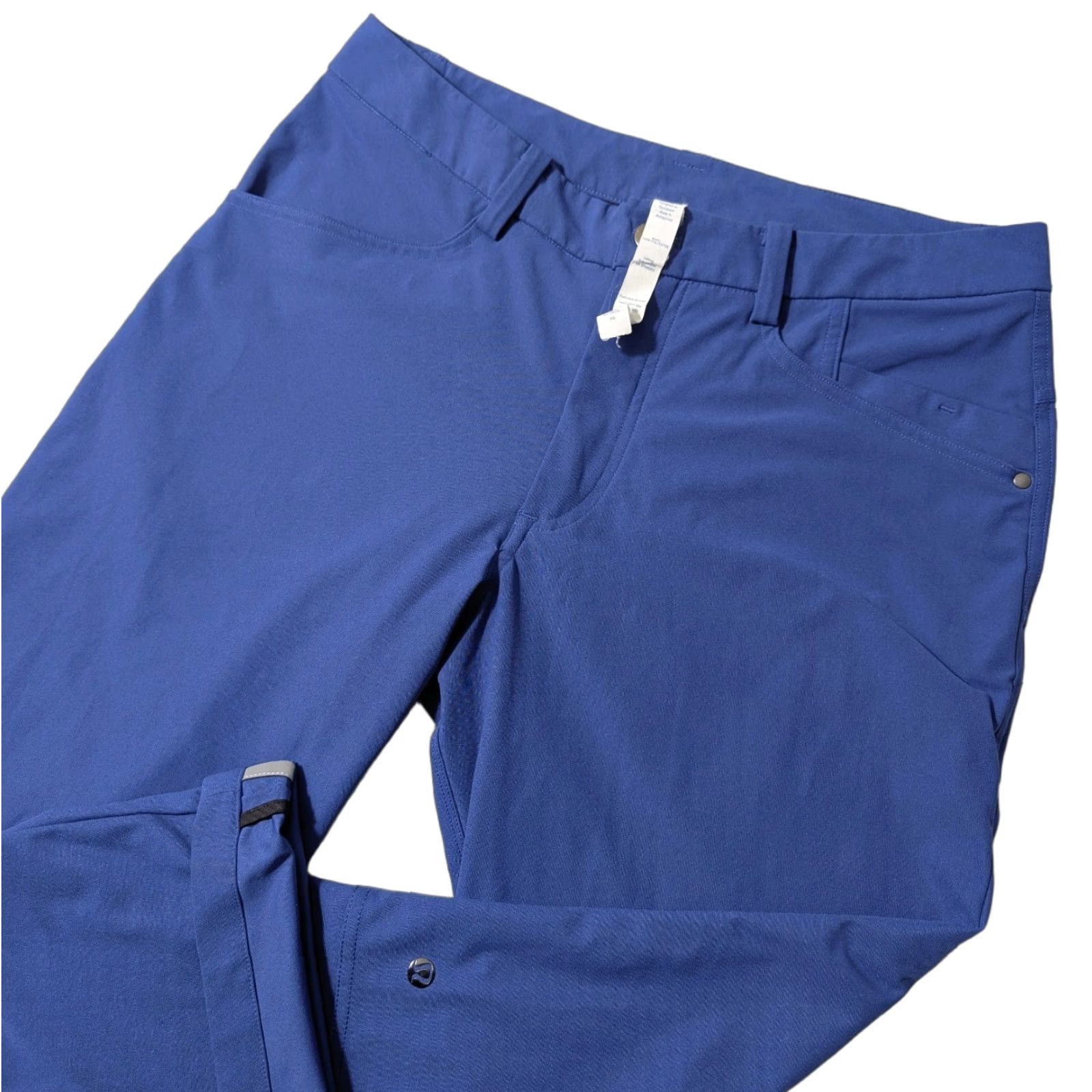 Lululemon Lululemon 5-Pocket Pant Warpstreme Royal Blue Sz 32×33 Logos Dress Pants Men Slim Straight Blue Size US 32 / EU 48 - 1 Thumbnail