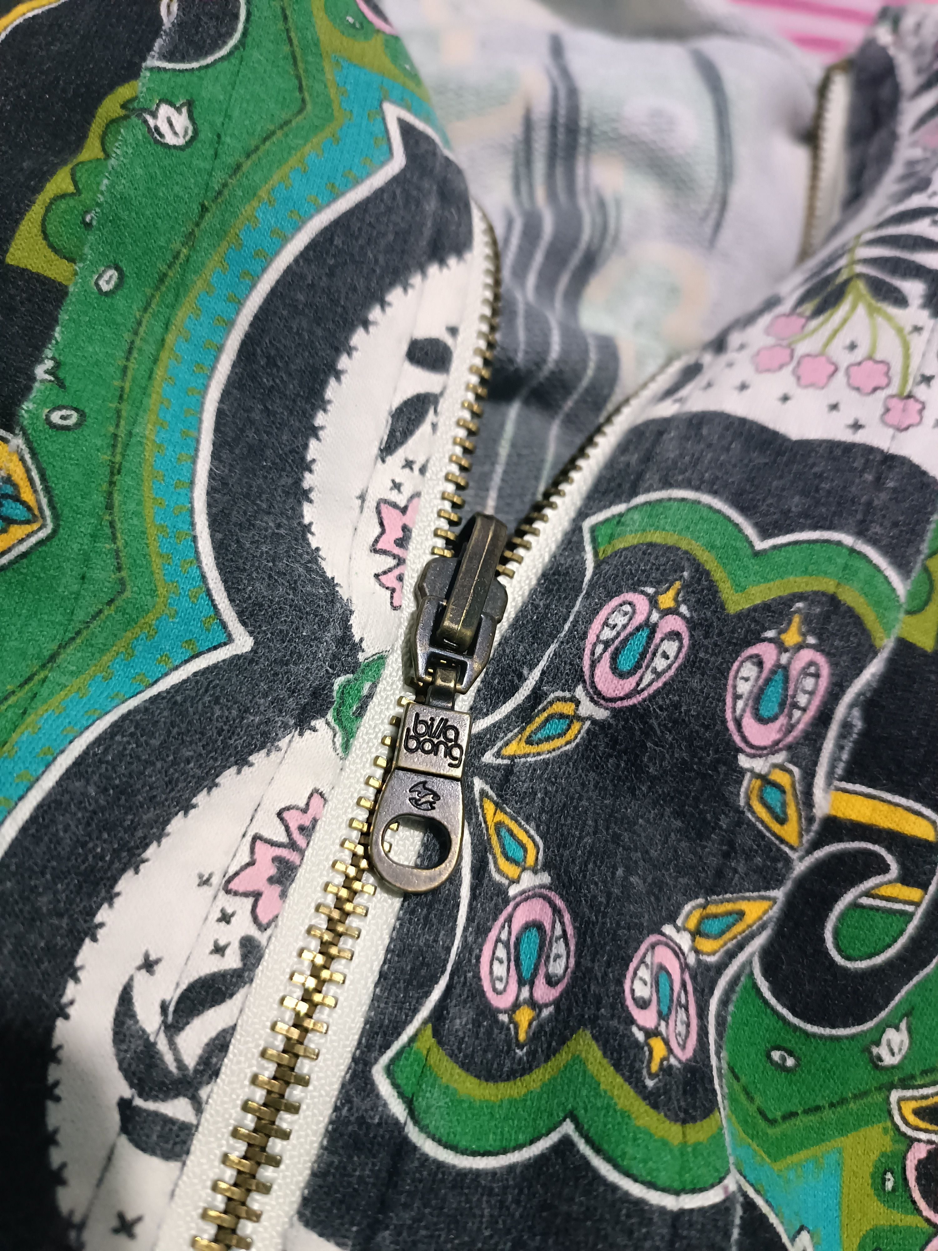 Billabong Vintage Billabong All Over Print Hoodie Size S / US 4 / IT 40 - 9 Thumbnail