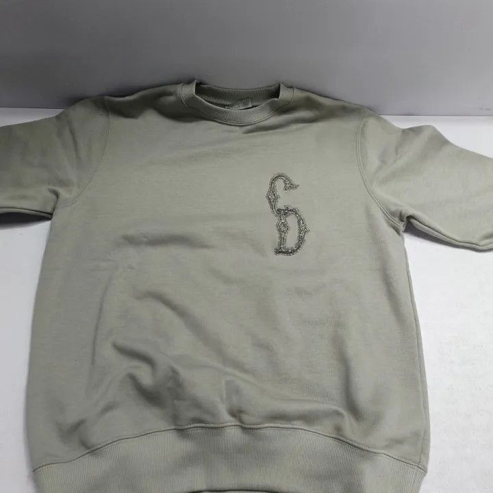 Dior Dior Dior Gray Embroidered Long Sleeve Sweatshirt for Men Size US S / EU 44-46 / 1 - 8 Thumbnail