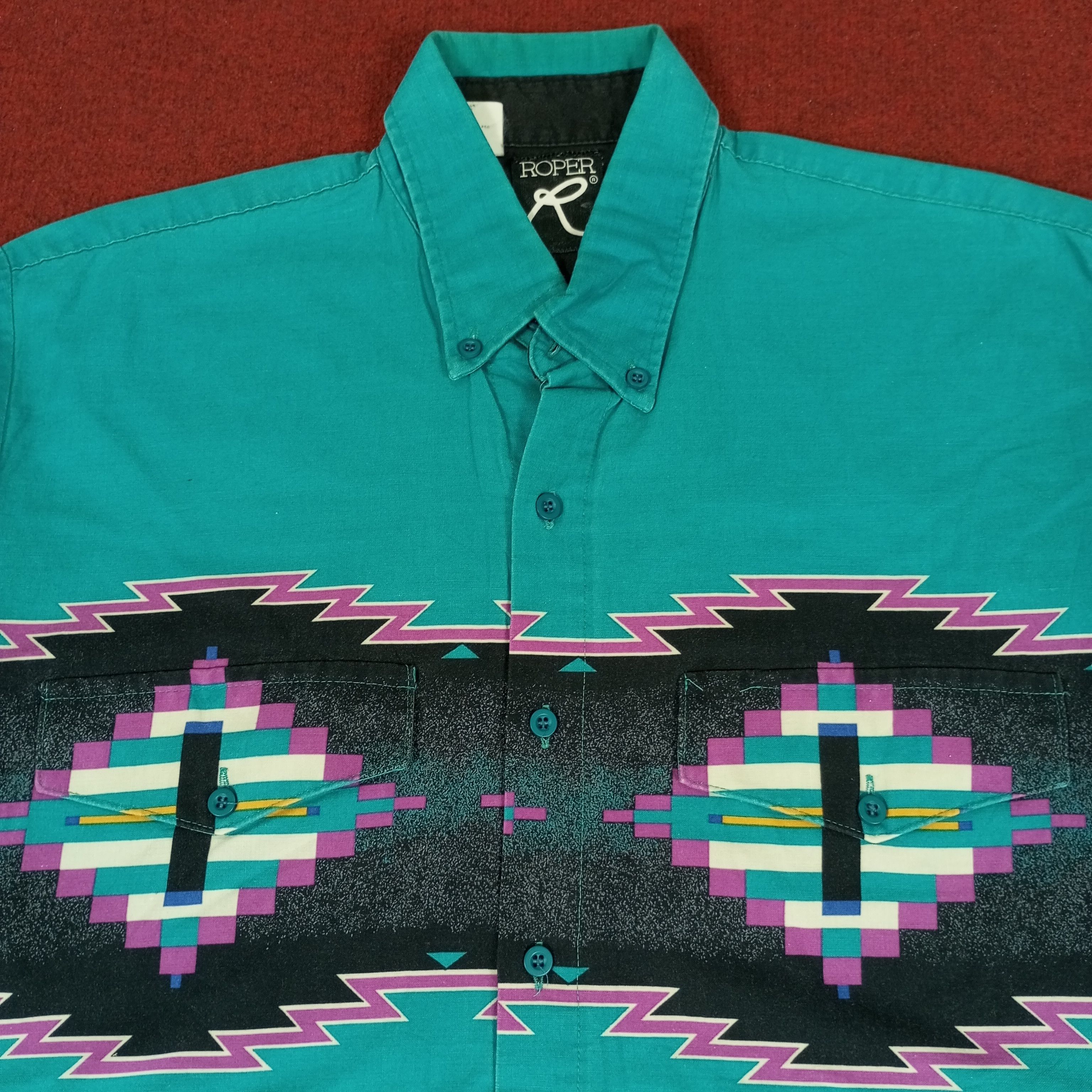 Roper × Vintage Roper Casual Style Nice Design Shirt Size US M / EU 48-50 / 2 - 2 Thumbnail