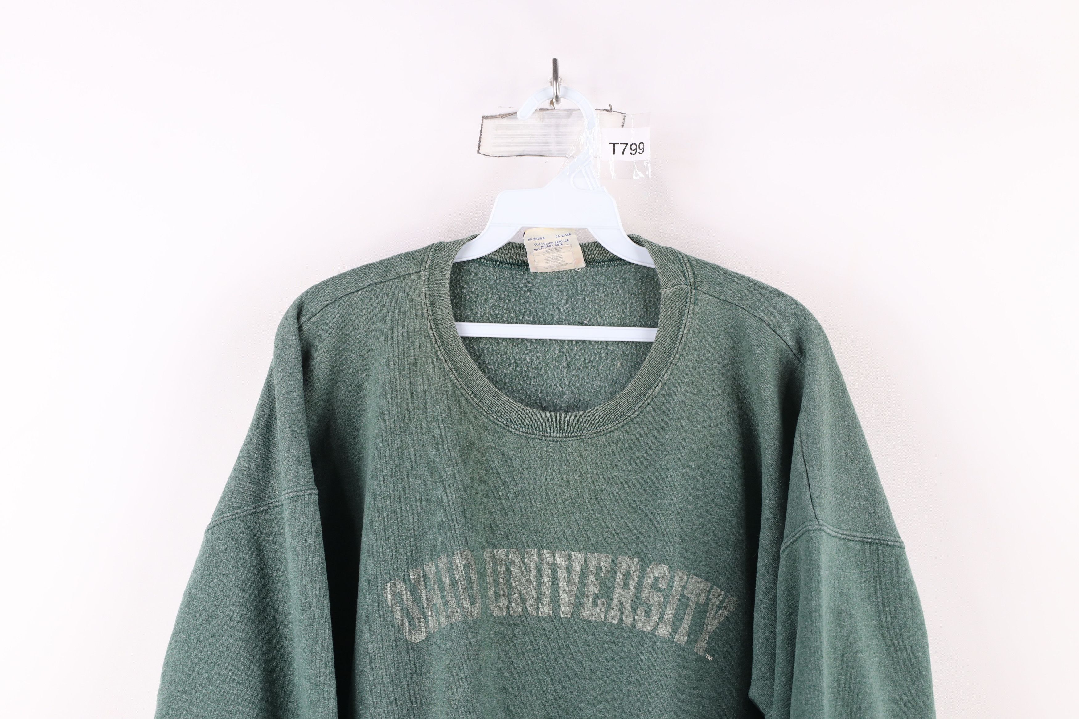 Champion × Vintage Vintage 90s Champion Ohio University Crewneck Sweatshirt Size US XL / EU 56 / 4 - 2 Thumbnail