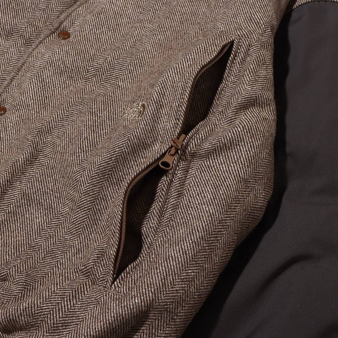 Nanamica × The North Face Purple Label Herringbone Tweed Varsity Jacket Beige Size US XL / EU 56 / 4 - 6 Thumbnail