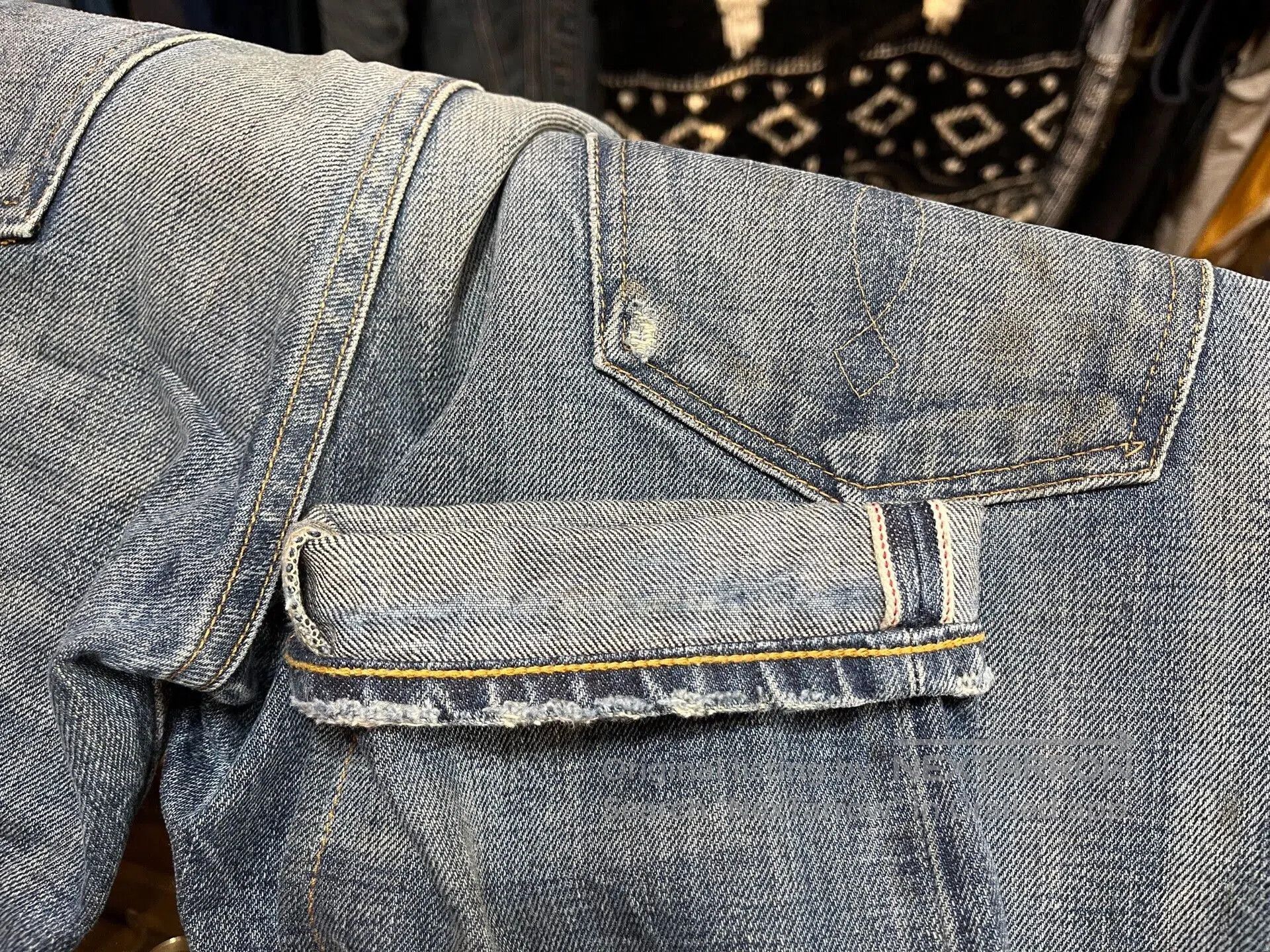 RRL Ralph Lauren vintage rrl distressed denim jeans. Size US 30 / EU 46 - 7 Thumbnail