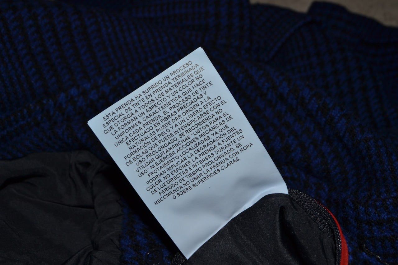 Fay Fay Milano Blazer Jacket 100% Lana wool blue 4OR (Eu 50) Size 40R - 17 Thumbnail