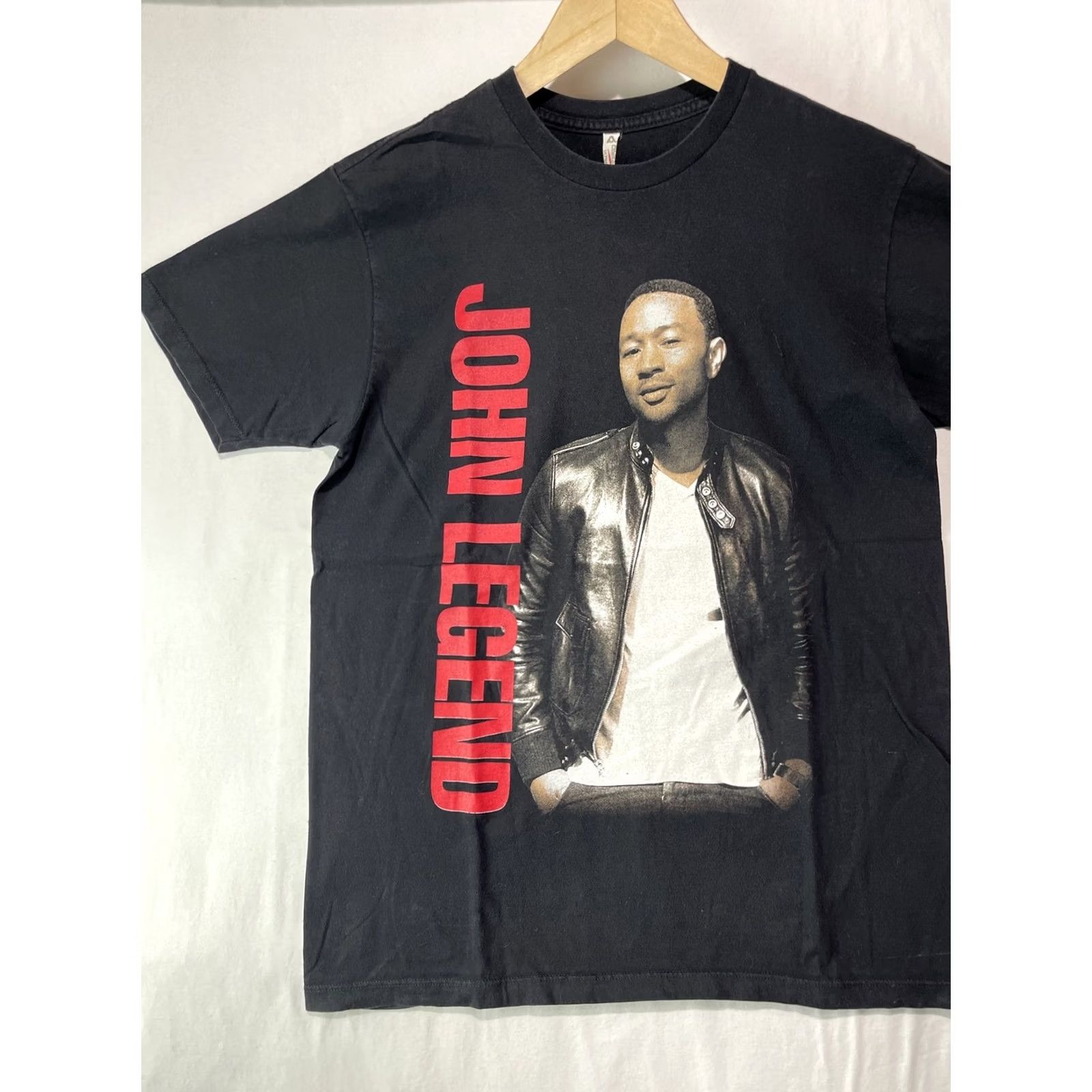Vintage John Legend Shirt Mens Medium 2017 World Tour Concert Tee Black Cotton Logo Graphic Print Bands Boys Mens Size US M / EU 48-50 / 2 - 2 Thumbnail