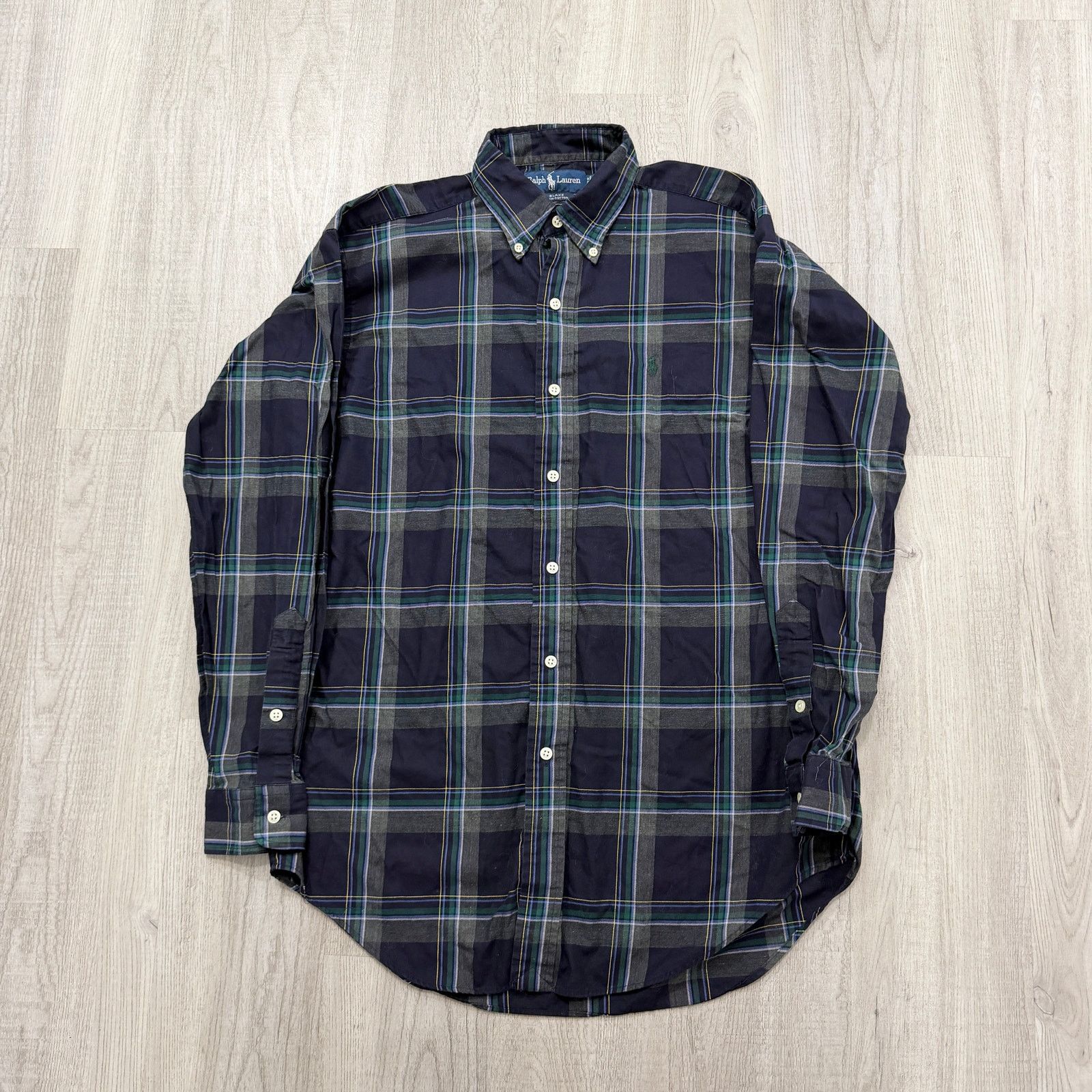 Polo Ralph Lauren Vintage Polo Ralph Lauren Blake Button Shirt Men's Small 90s Size US S / EU 44-46 / 1 - 1 Thumbnail
