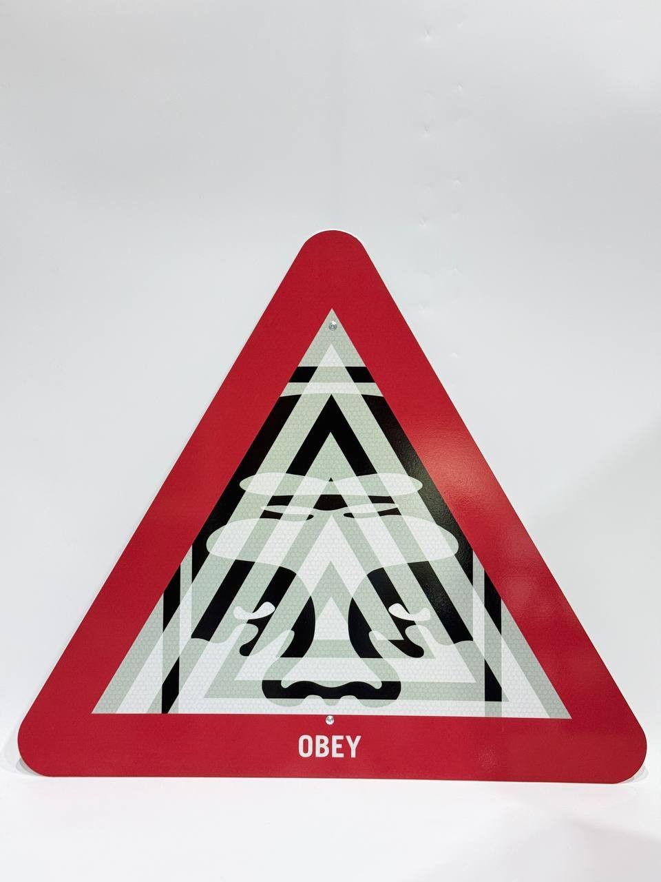 Shepard Fairey Unyielding Metal Street Sign