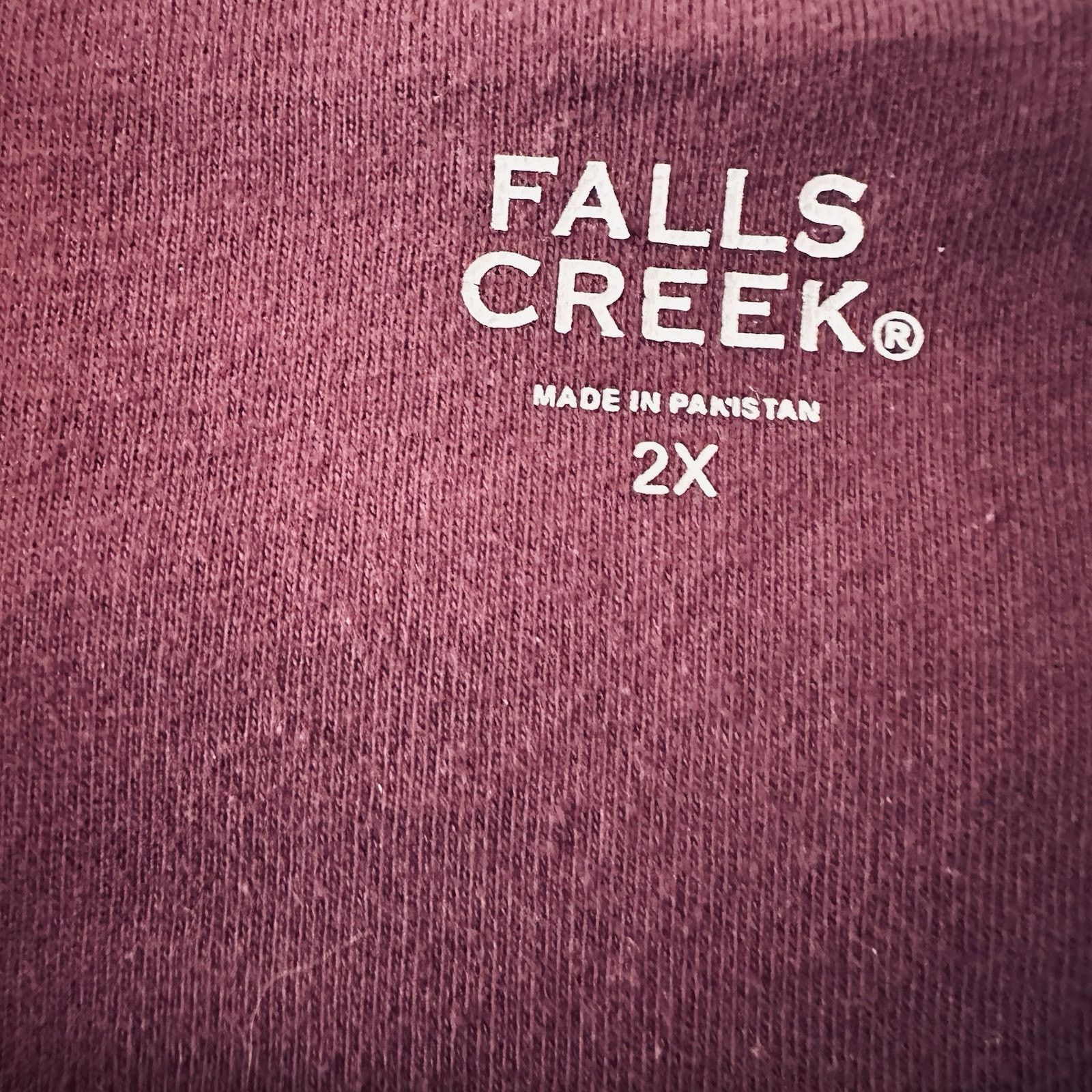 Other Falls Creek 2XL Polo Maroon 100% Cotton Short Sleeve Golf Size US XXL / EU 58 / 5 - 3 Thumbnail