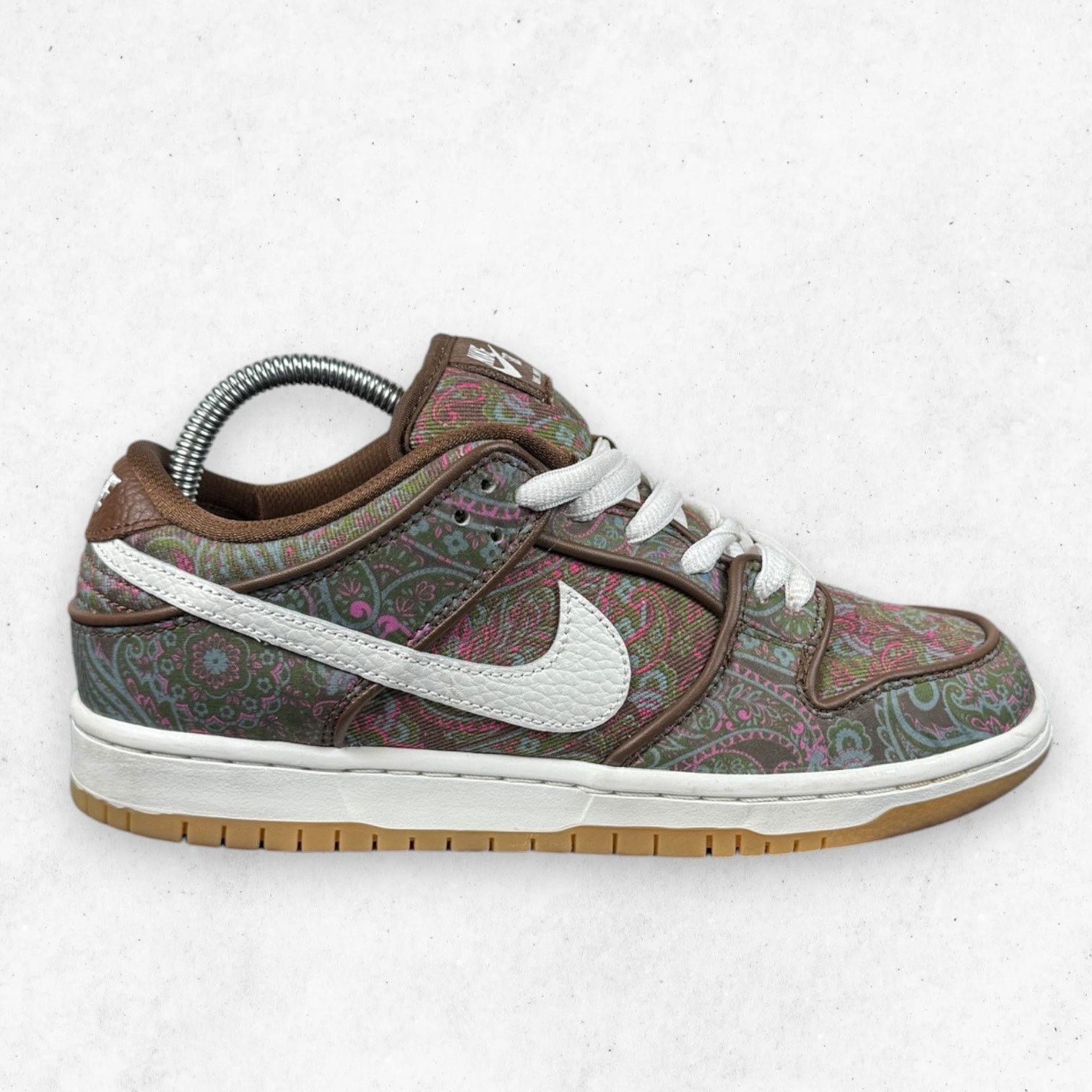 Nike Nike SB Dunk Low Pro Paisley Brown Pink Mens 7 DH7534-200 Size US 7 / EU 40 - 2 Thumbnail