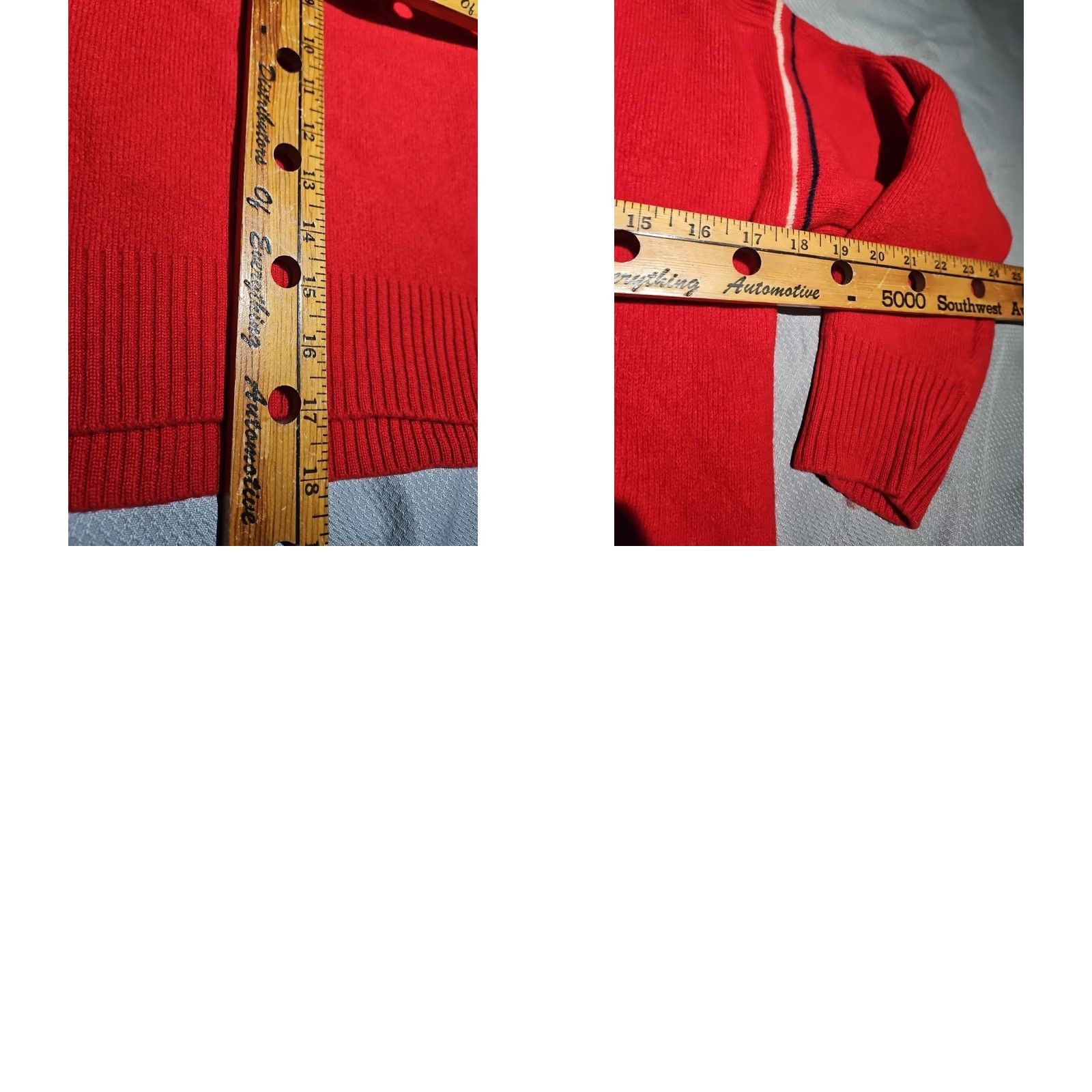 Obermeyer VTG Obermeyer Sweater Womens M Red Fair Isle Snowflakes Knit Crewneck Top Size M / US 6-8 / IT 42-44 - 8 Thumbnail