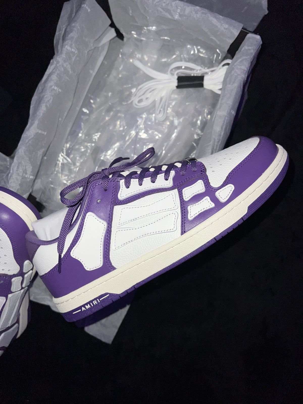 Amiri Amiri Skel Low-Top “Purple” BNWT Size US 11 / EU 44 - 9 Thumbnail