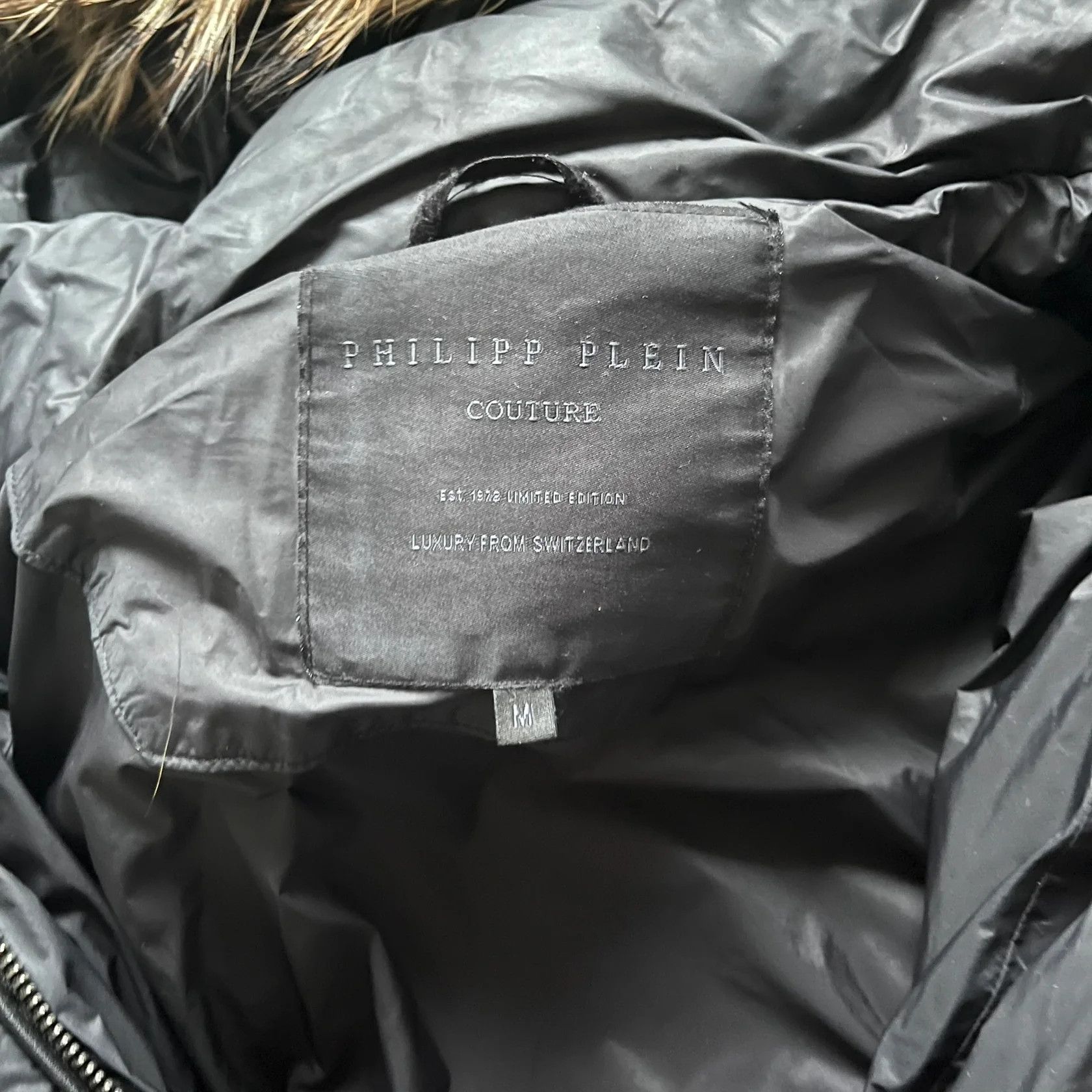 Philipp Plein Philipp Plein 2010's Fur Hood Puffer Jacket Size M / US 6-8 / IT 42-44 - 9 Thumbnail