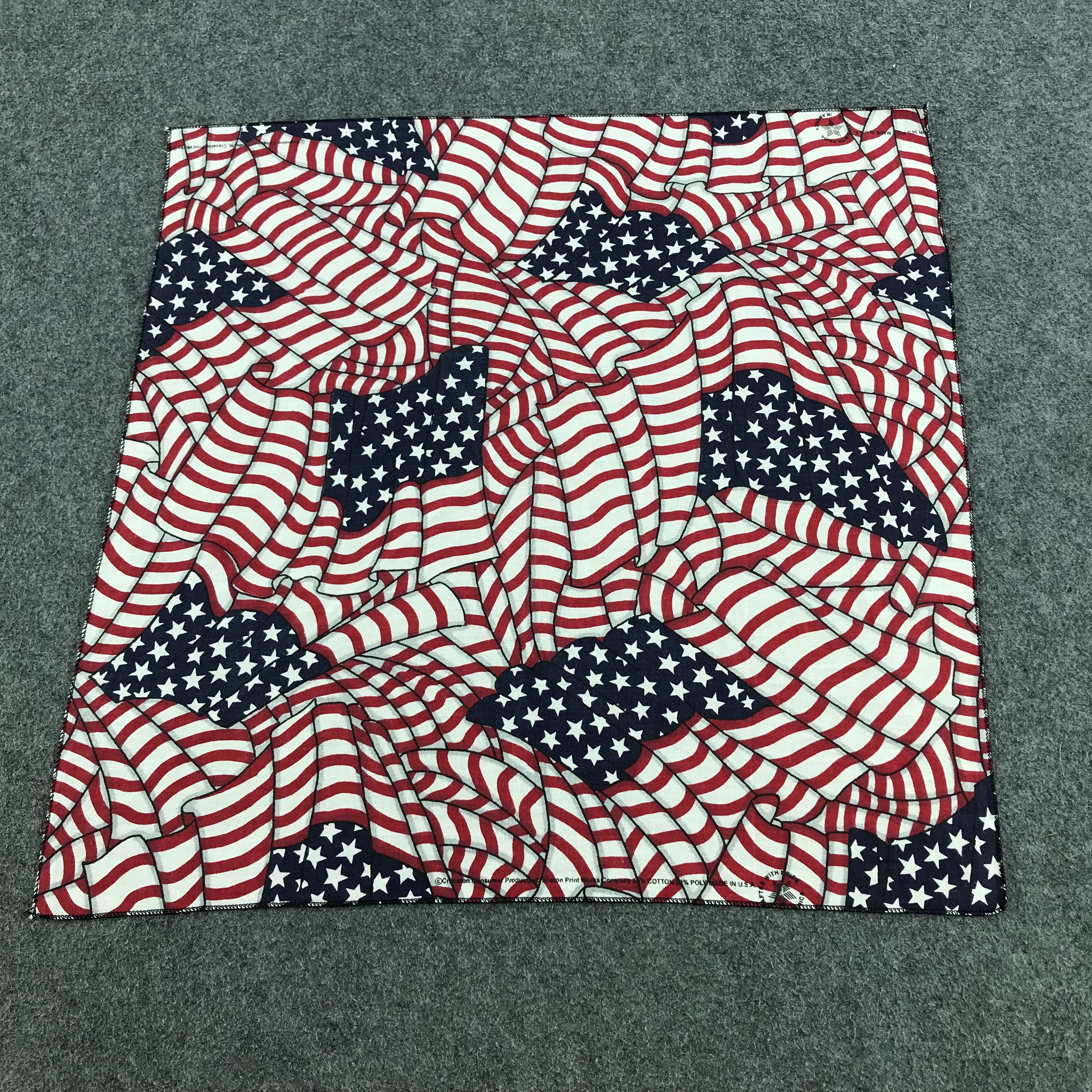 Seditionaries American Flags Bandana Handkerchief Neckerchief H1301 Size ONE SIZE - 1 Thumbnail