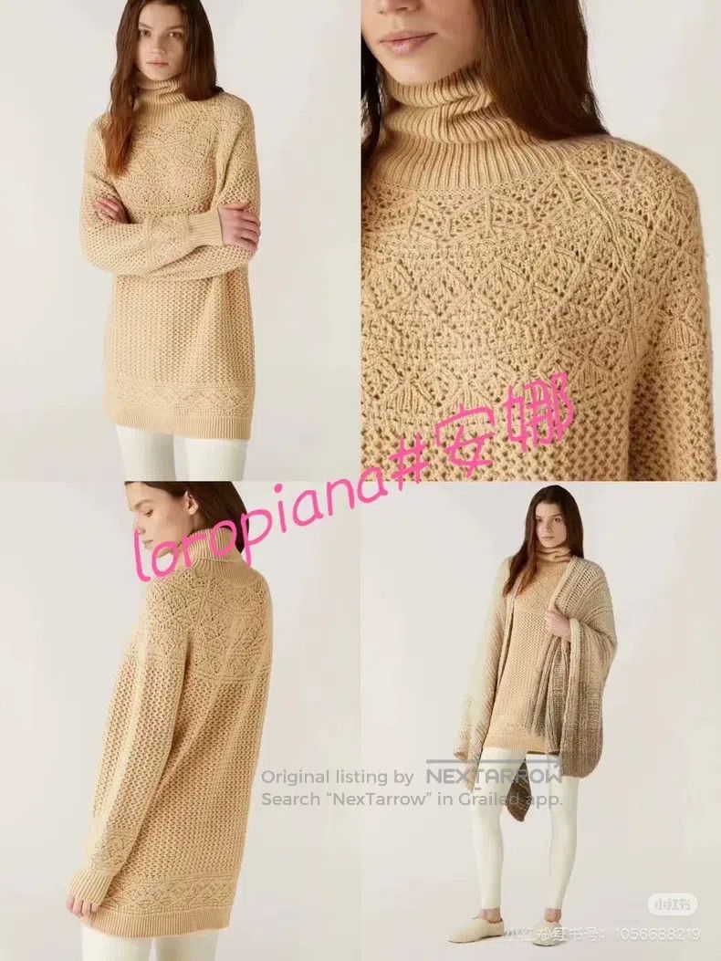 Loro Piana Loro Piana Cashmere Crochet Long Sweater Size M / US 6-8 / IT 42-44 - 7 Thumbnail