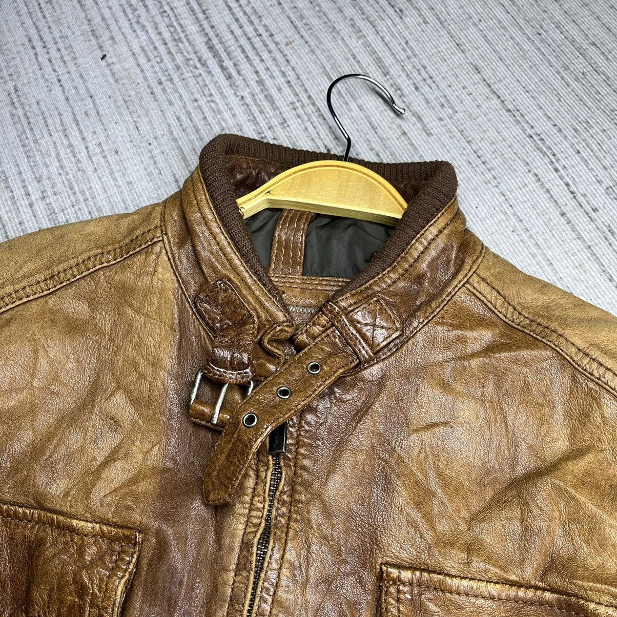 Massimo Dutti Massimo Dutti Brown motorcycle Leather Jacket Size US M / EU 48-50 / 2 - 5 Thumbnail